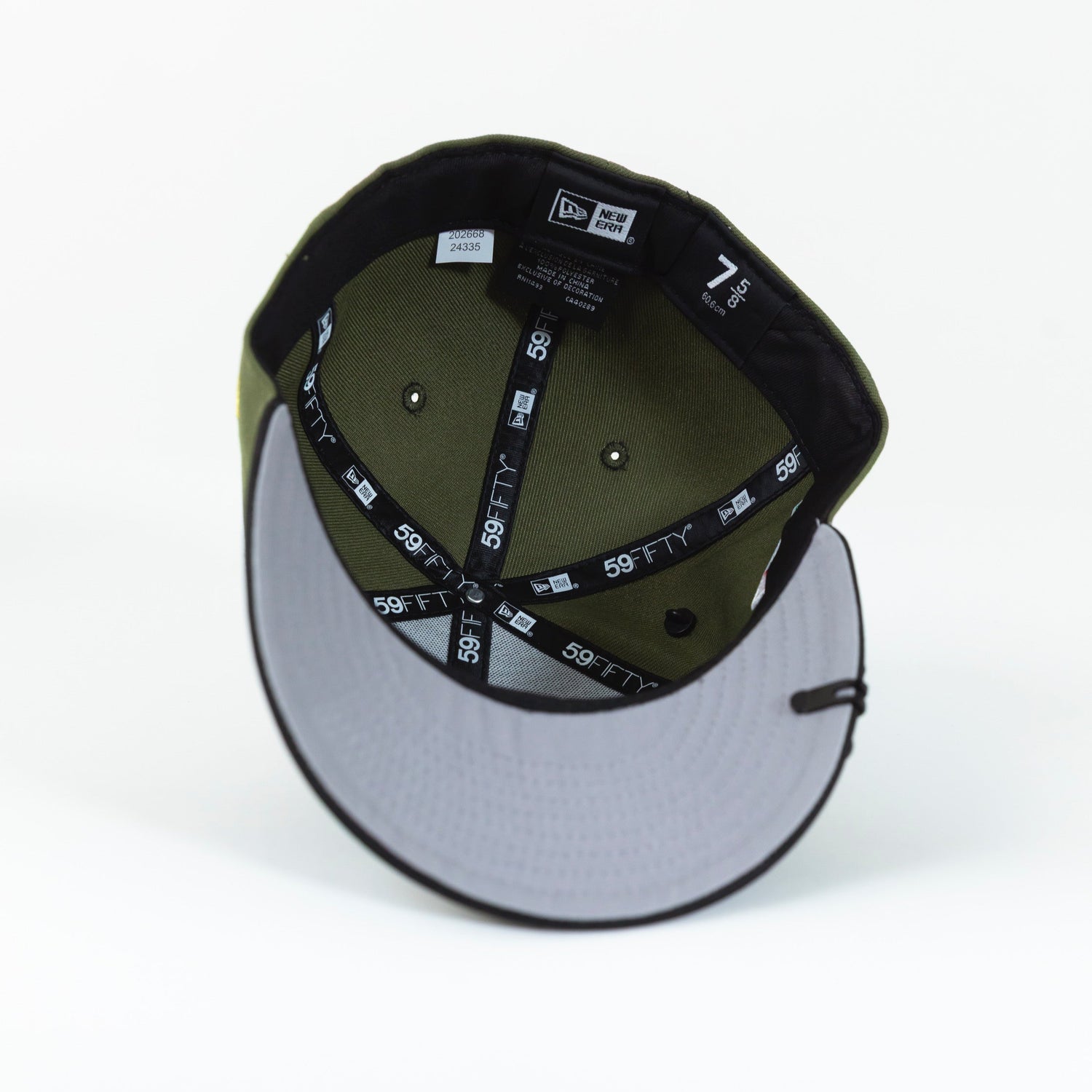 NEW ERA EXCLUSIVE 59FIFTY OLIVE/ BLACK CAMO CHARROS DE JALISCO W/ MEXICO FLAG SIDE PATCH