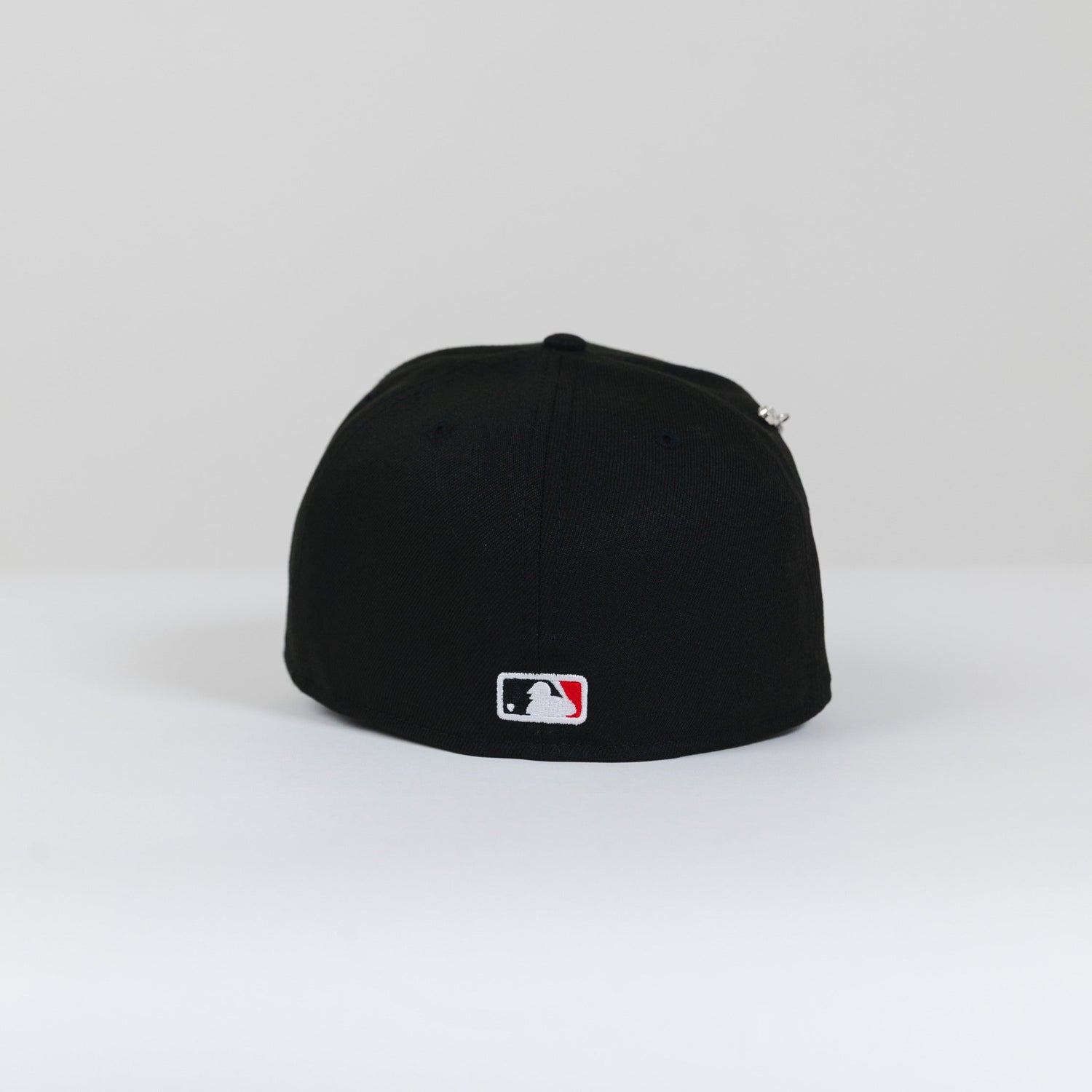 NEW ERA 59FIFTY BLACK LOS ANGELES DODGERS W/ 60TH ANNIVERSARY SIDE PATCH