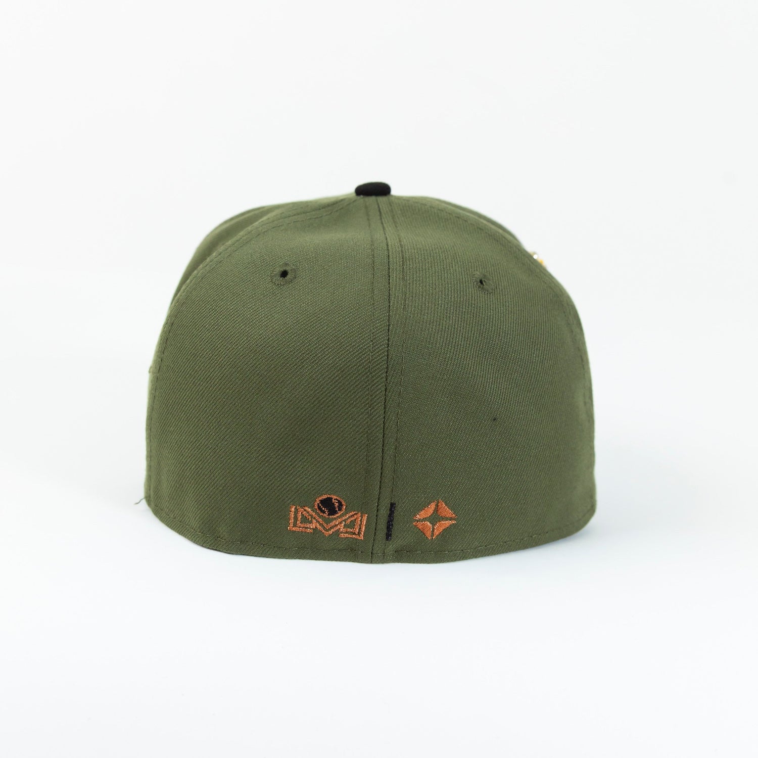 NEW ERA EXCLUSIVE 59FIFTY DARK OLIVE/ BLACK CHARROS DE JALISCO W/ CAMPEONES SIDE PATCH