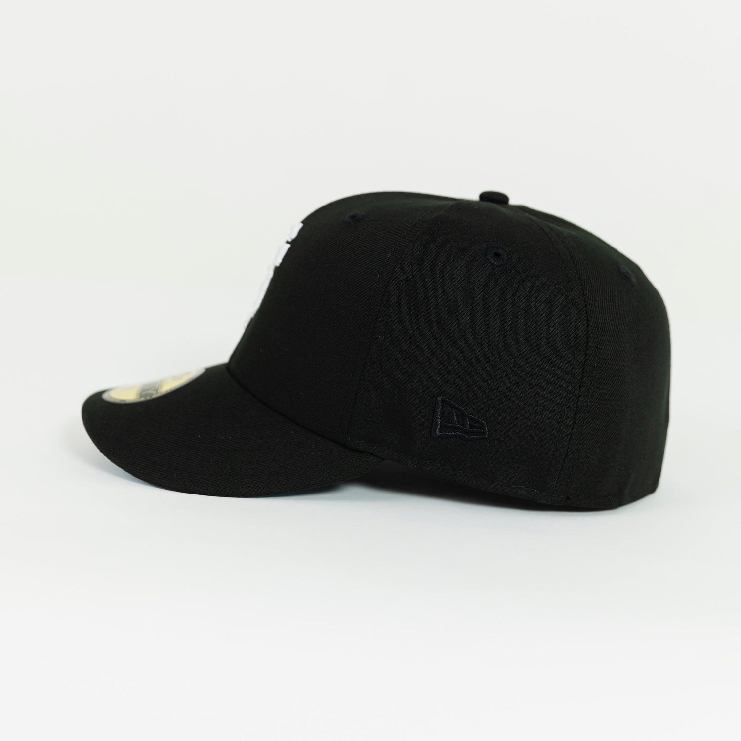 NEW ERA EXCLUSIVE 59FIFTY BLACK SAN FRANCISCO GIANTS W/ "SF GIANTS" SIDE PATCH
