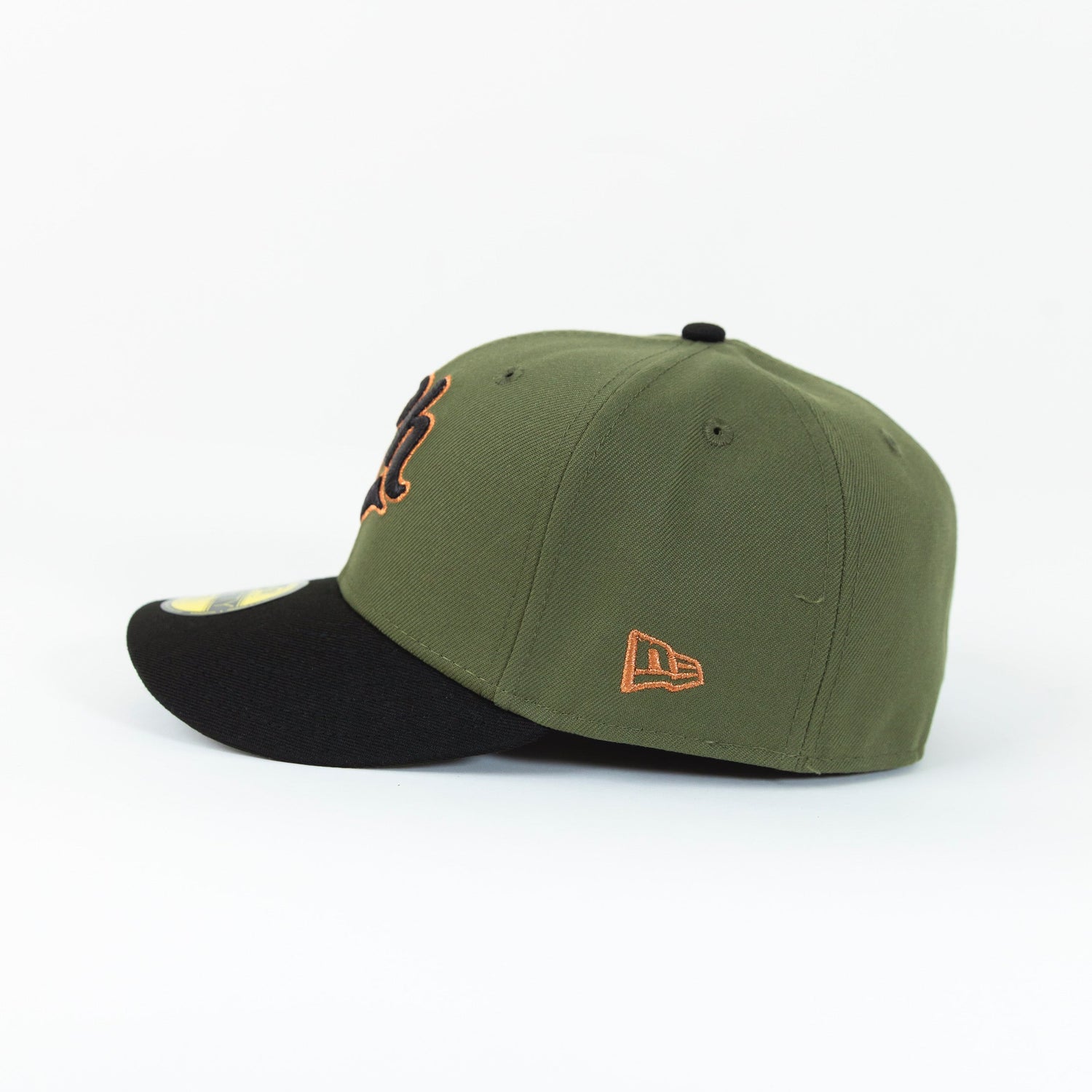NEW ERA EXCLUSIVE 59FIFTY DARK OLIVE/ BLACK CHARROS DE JALISCO W/ CAMPEONES SIDE PATCH
