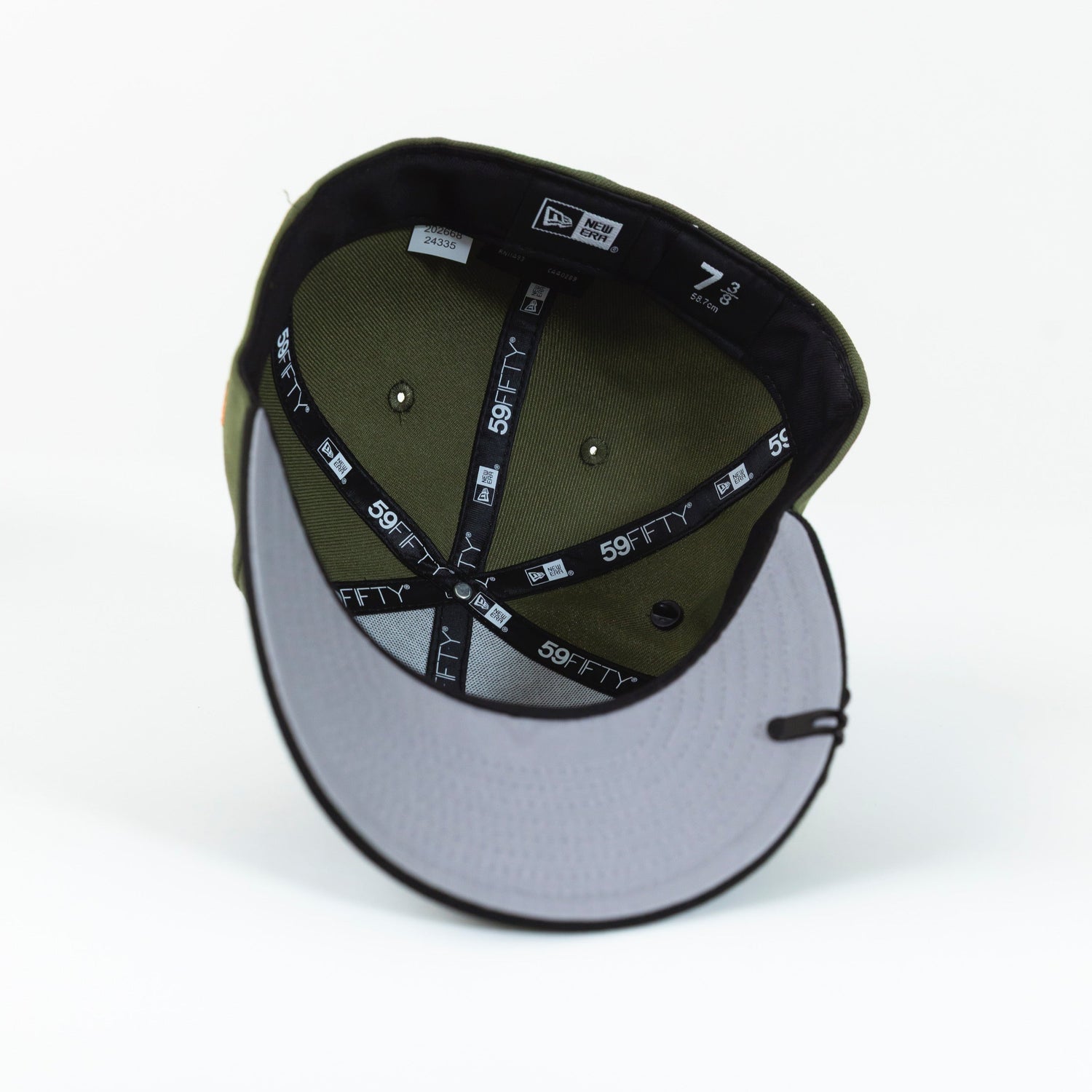 NEW ERA EXCLUSIVE 59FIFTY DARK OLIVE/ BLACK CHARROS DE JALISCO W/ CAMPEONES SIDE PATCH