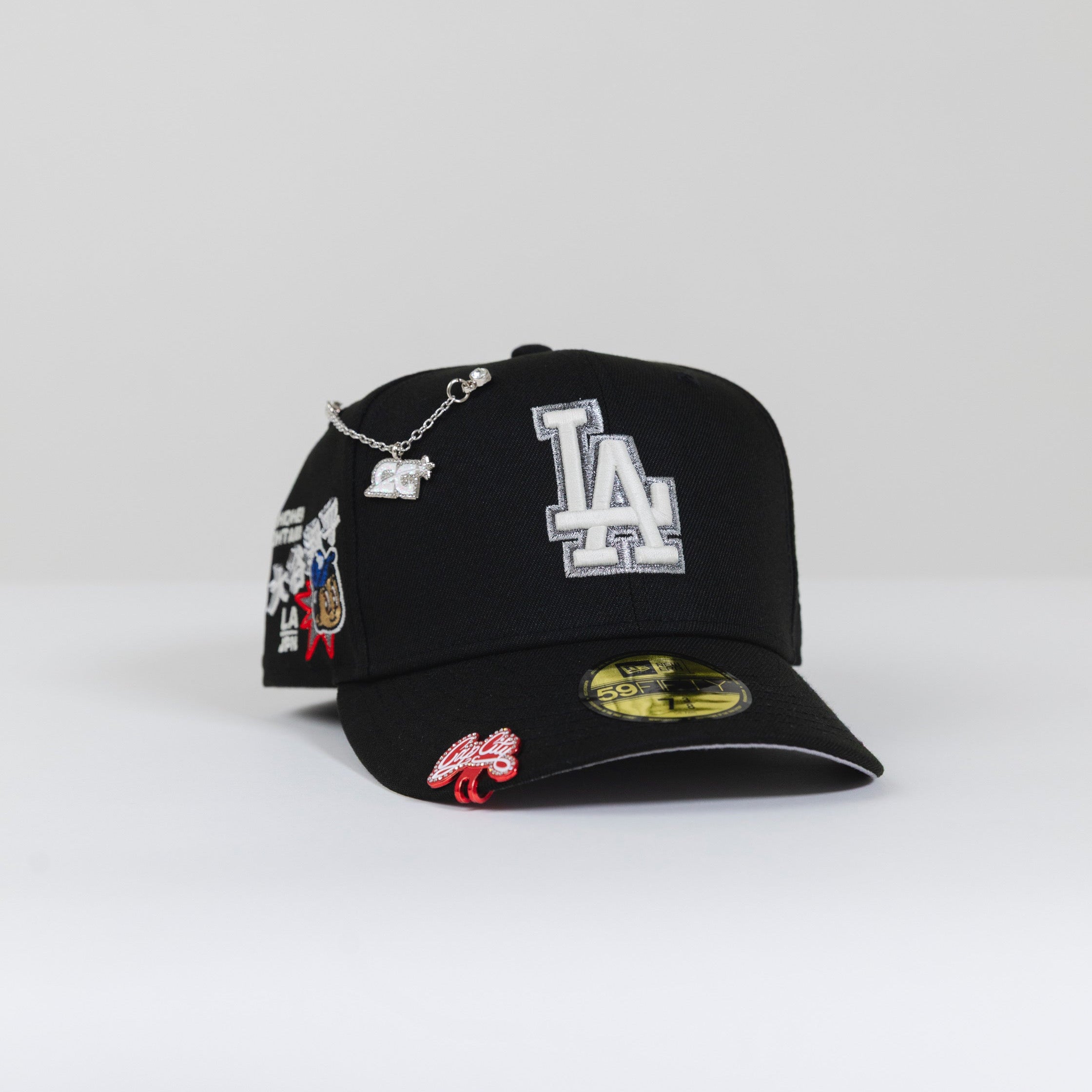 NEW ERA 59FIFTY BLACK LOS ANGELES DODGERS W/ "SHOHEI OHTANI" SIDE PATCH