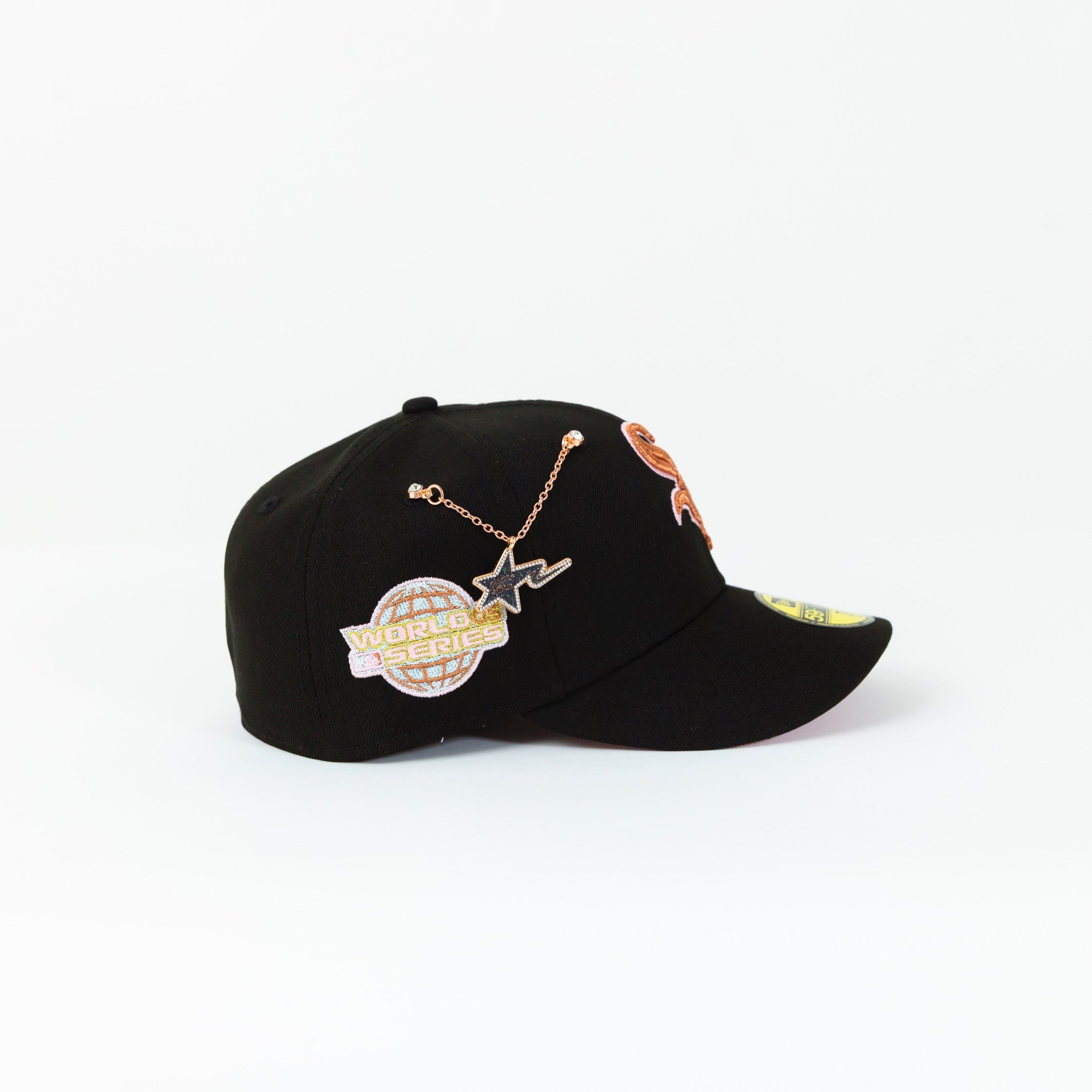 NEW ERA EXCLUSIVE 59FIFTY BLACK CHICAGO WHITE SOX W/ 2005 WORLD SERIES SIDE PATCH