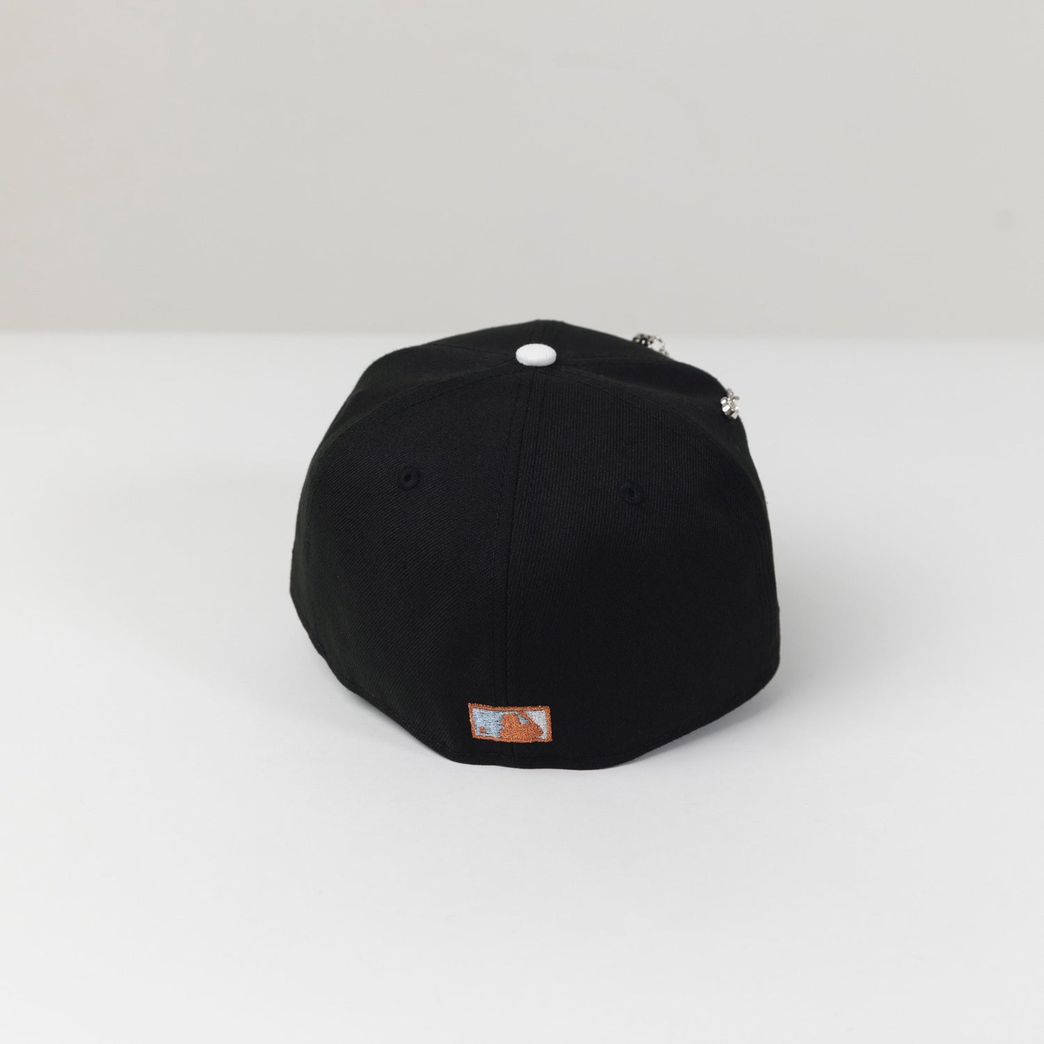 NEW ERA 59FIFTY BLACK/ BLUE LOS ANGELES DODGERS W/ 60TH ANNIVERSARY SIDE PATCH