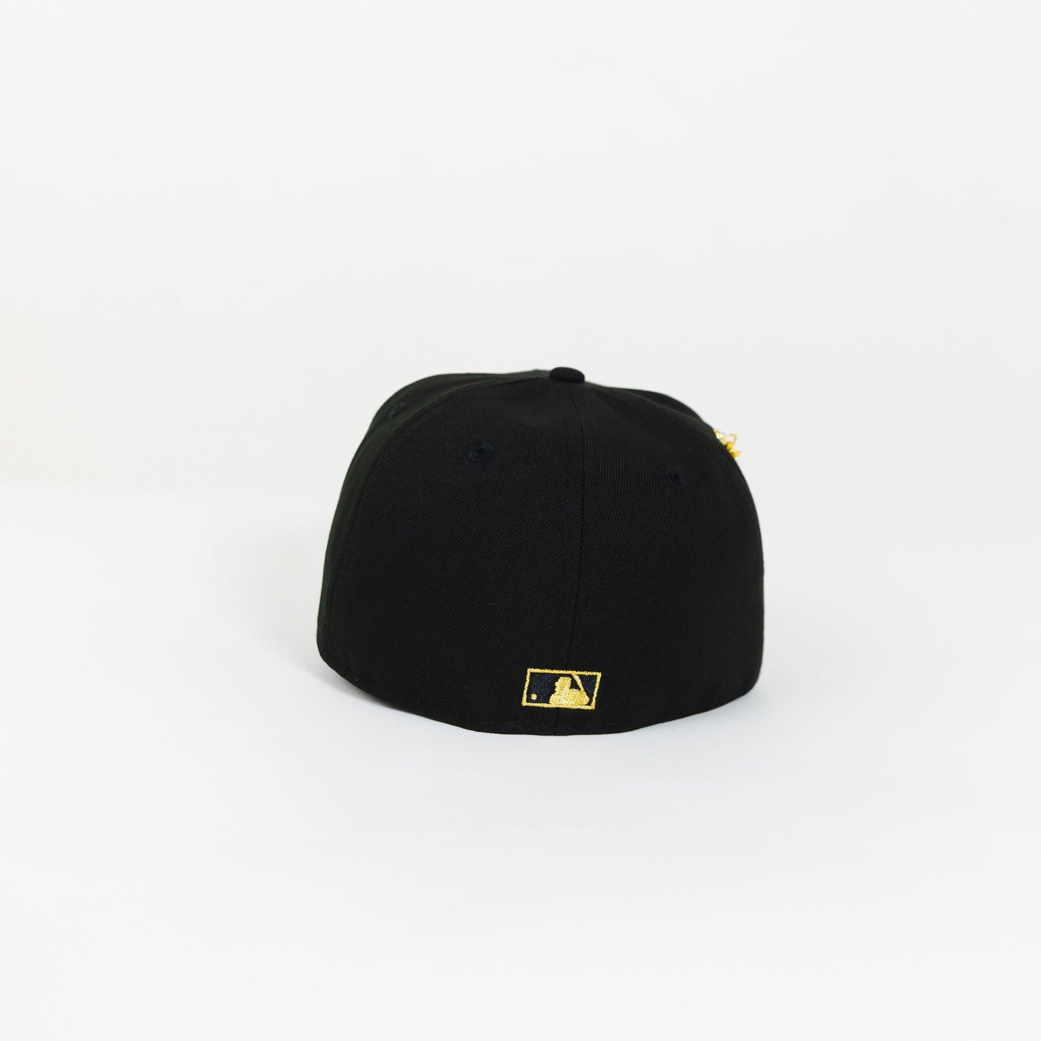 NEW ERA 59FIFTY BLACK LOS ANGELES DODGERS SCRIPT W/ 2020 WORLD SERIES SIDE PATCH