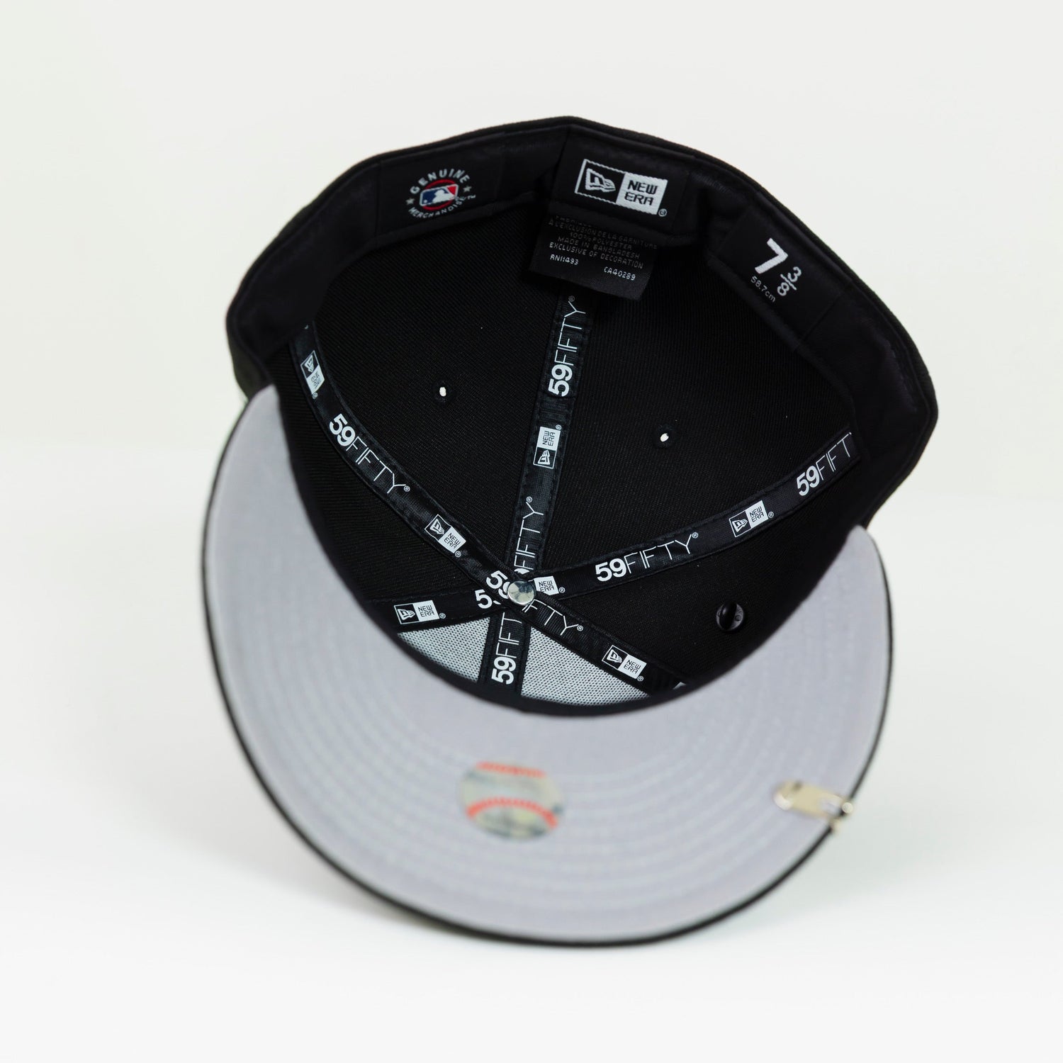 NEW ERA EXCLUSIVE 59FIFTY BLACK HOUSTON ASTROS W/ 2022 WORLD SERIES SIDE PATCH
