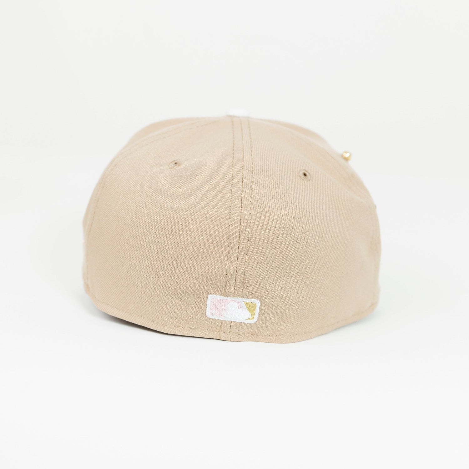 NEW ERA 59FIFTY LIGHT KHAKI LOS ANGELES DODGERS JAPANESE SCRIPT W/ "SHOHEI OHTANI 50-50 CLUB" SIDE PATCH