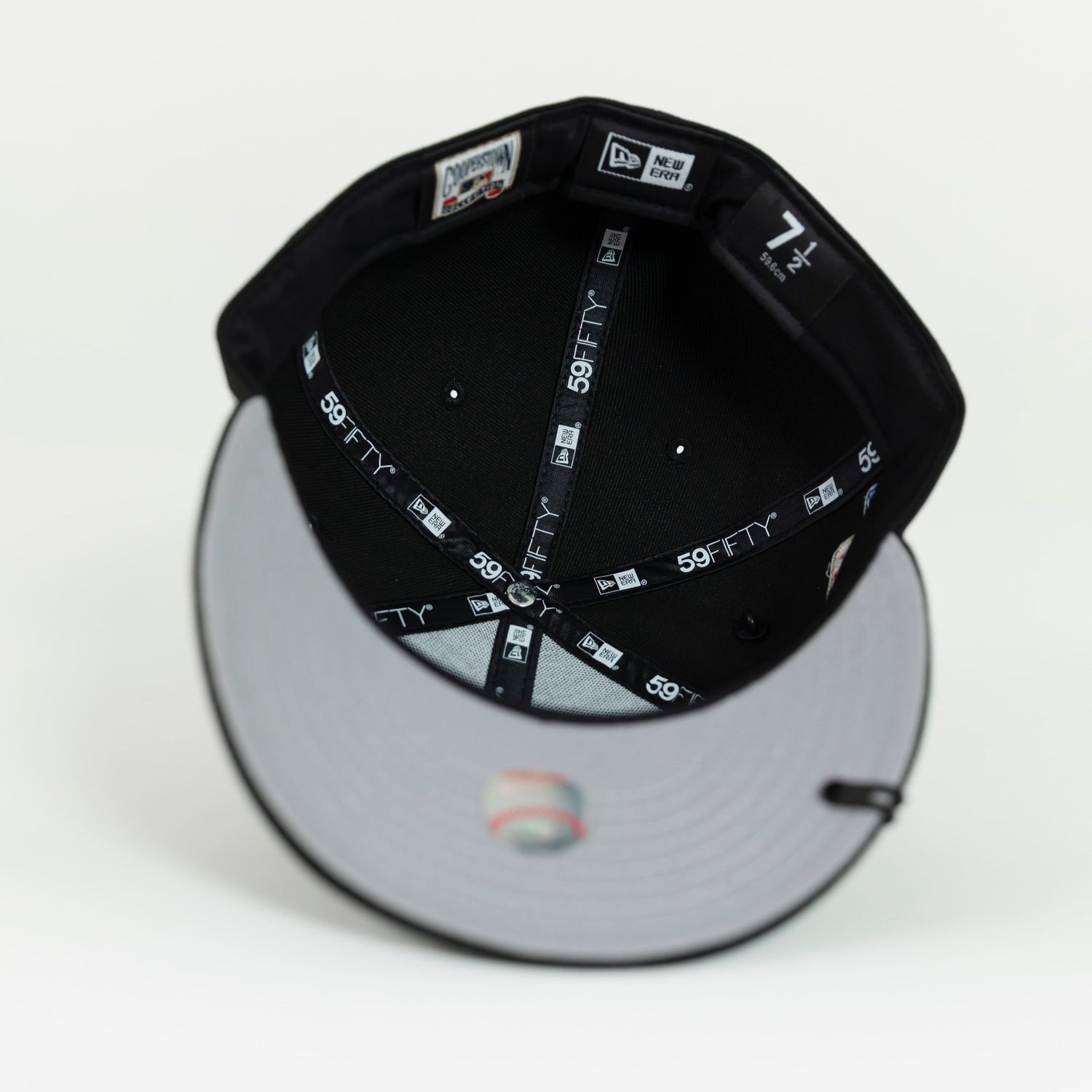 NEW ERA EXCLUSIVE 59FIFTY BLACK PHILADELPHIA PHILLIES W/ 1996 ALL STAR GAME PATCH