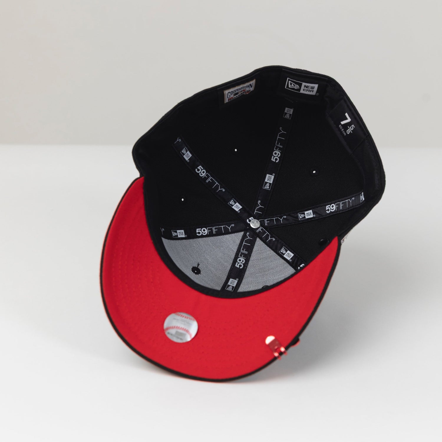 NEW ERA 59FIFTY BLACK LOS ANGELES DODGERS W/ 60TH ANNIVERSARY SIDE PATCH