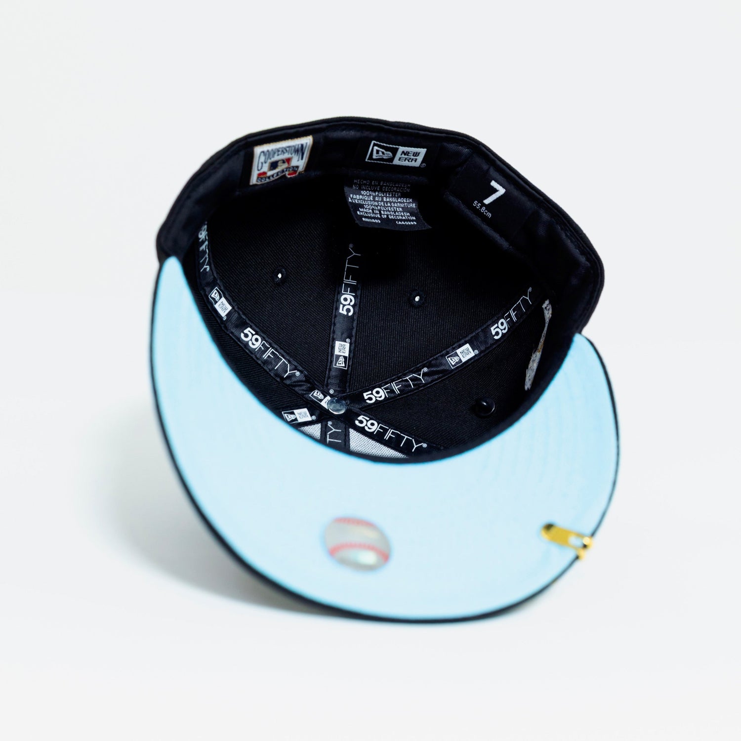 NEW ERA EXCLUSIVE 59FIFTY BLACK UPSIDE DOWN ARIZONA DIAMONDBACKS W/ 2001 WORLD SERIES SIDE PATCH