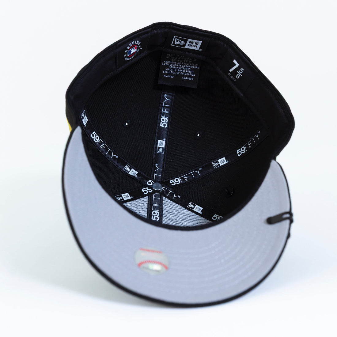 NEW ERA EXCLUSIVE 59FIFTY BLACK LOS ANGELES DODGERS W/ OLD ENGLISH SCRIPT