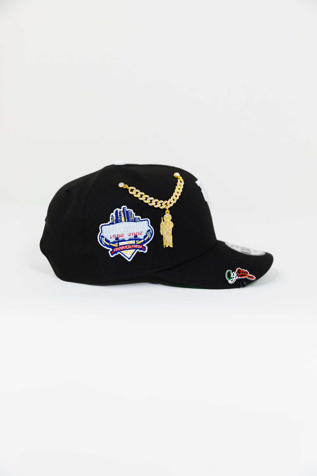 NEW ERA EXCLUSIVE 9FIFTY BLACK UPSIDE DOWN LOS ANGELES DODGERS SNAPBACK W/ 40TH ANNIVERSARY SIDE PATCH