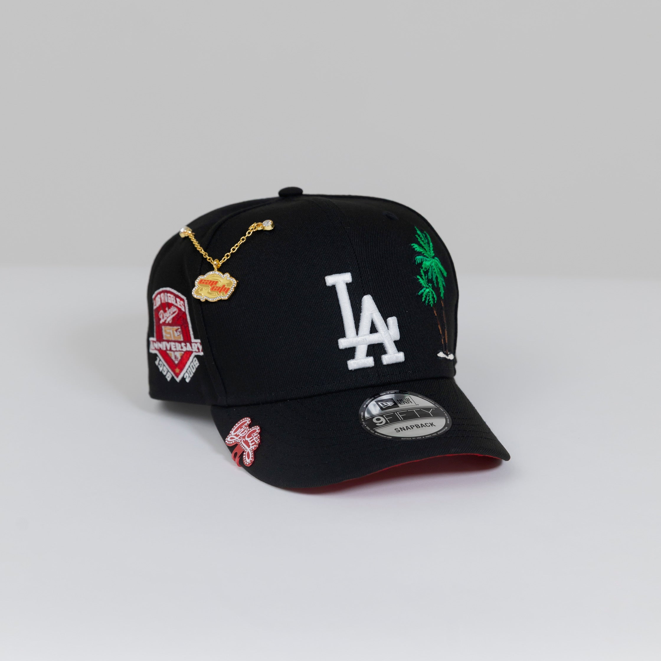 SNAPBACK 9FIFTY CAQUI/AZUL EXCLUSIVO DE NEW ERA LOS ANGELES DODGERS CON PARCHE LATERAL DE LA 75.ª SERIE MUNDIAL 