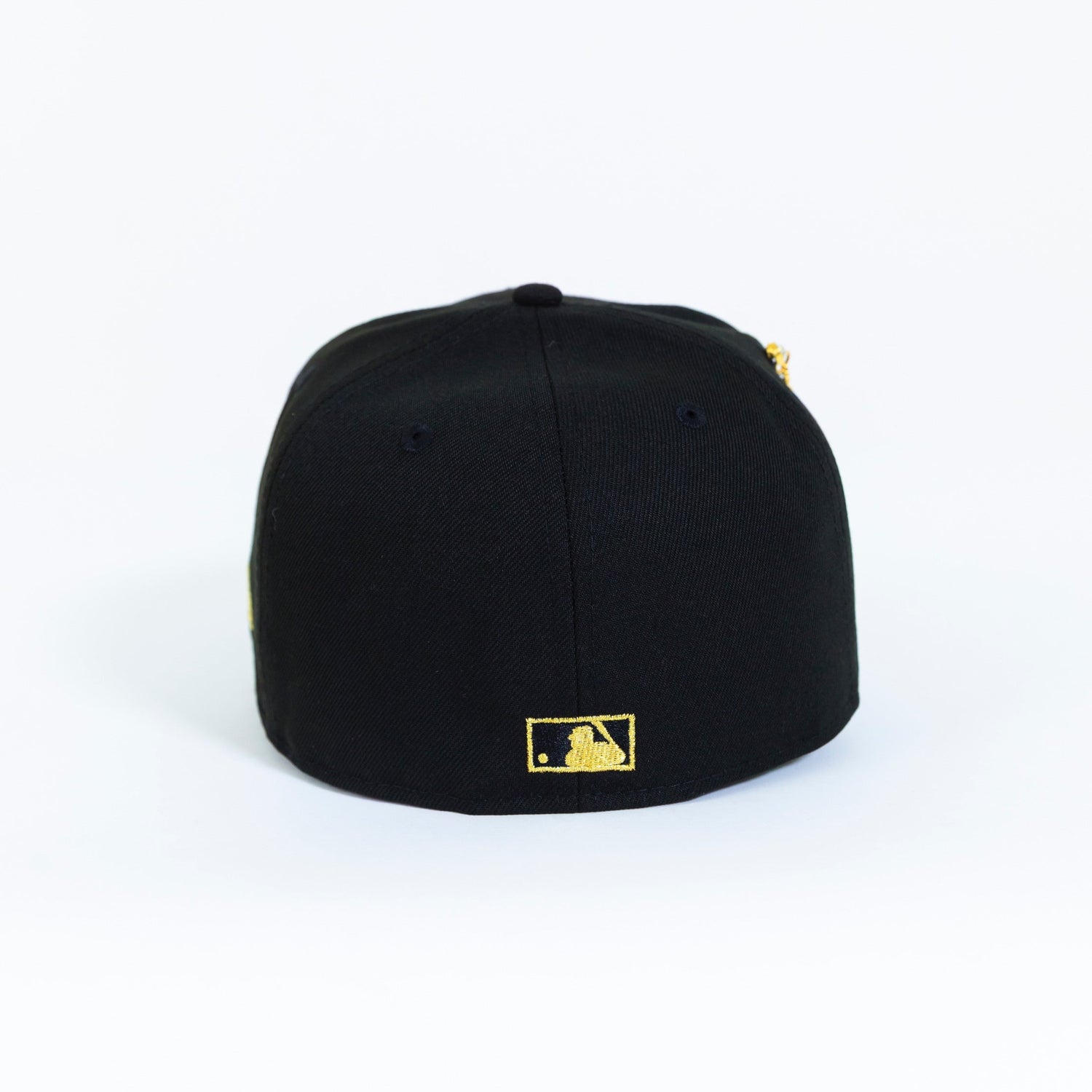 NEW ERA EXCLUSIVE 59FIFTY BLACK NEW YORK YANKEES W/ 1949 WORLD SERIES SIDE PATCH