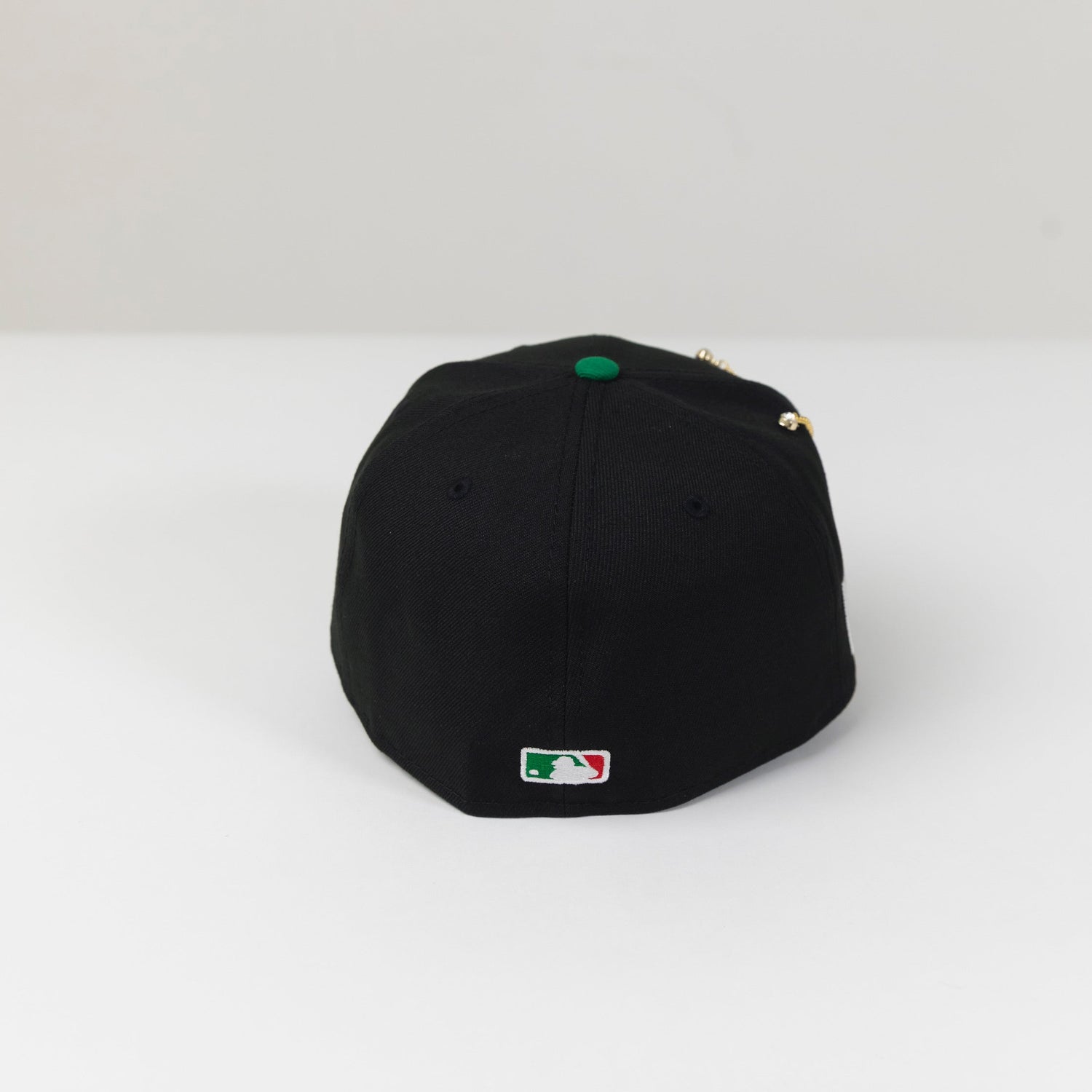 NEW ERA 59FIFTY BLACK LOS ANGELES DODGERS W/ MEXICO FLAG LOGO + MEXICO FLAG SIDE PATCH