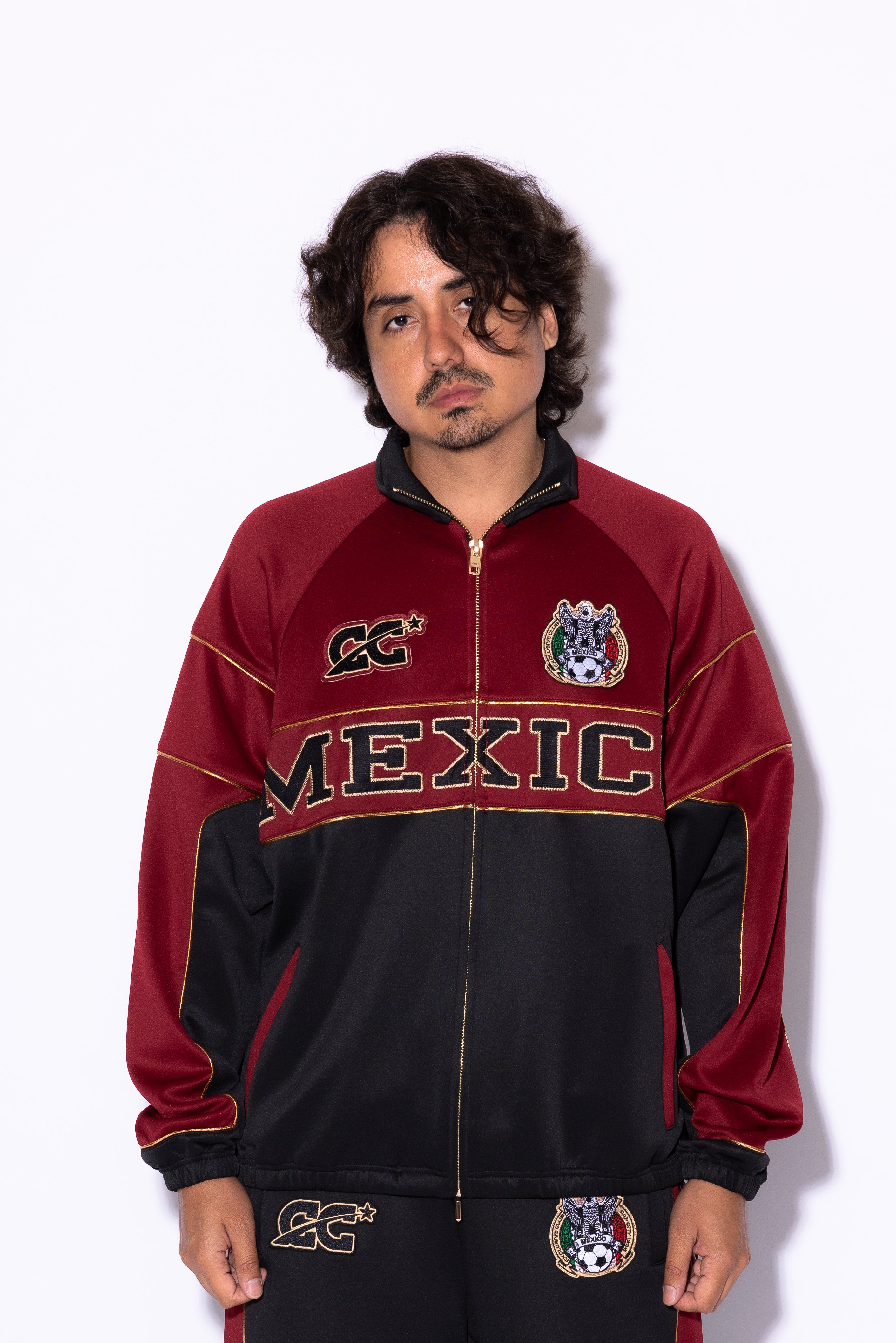 CAP CITY RED/BLACK MEXICO TRACK JACKET