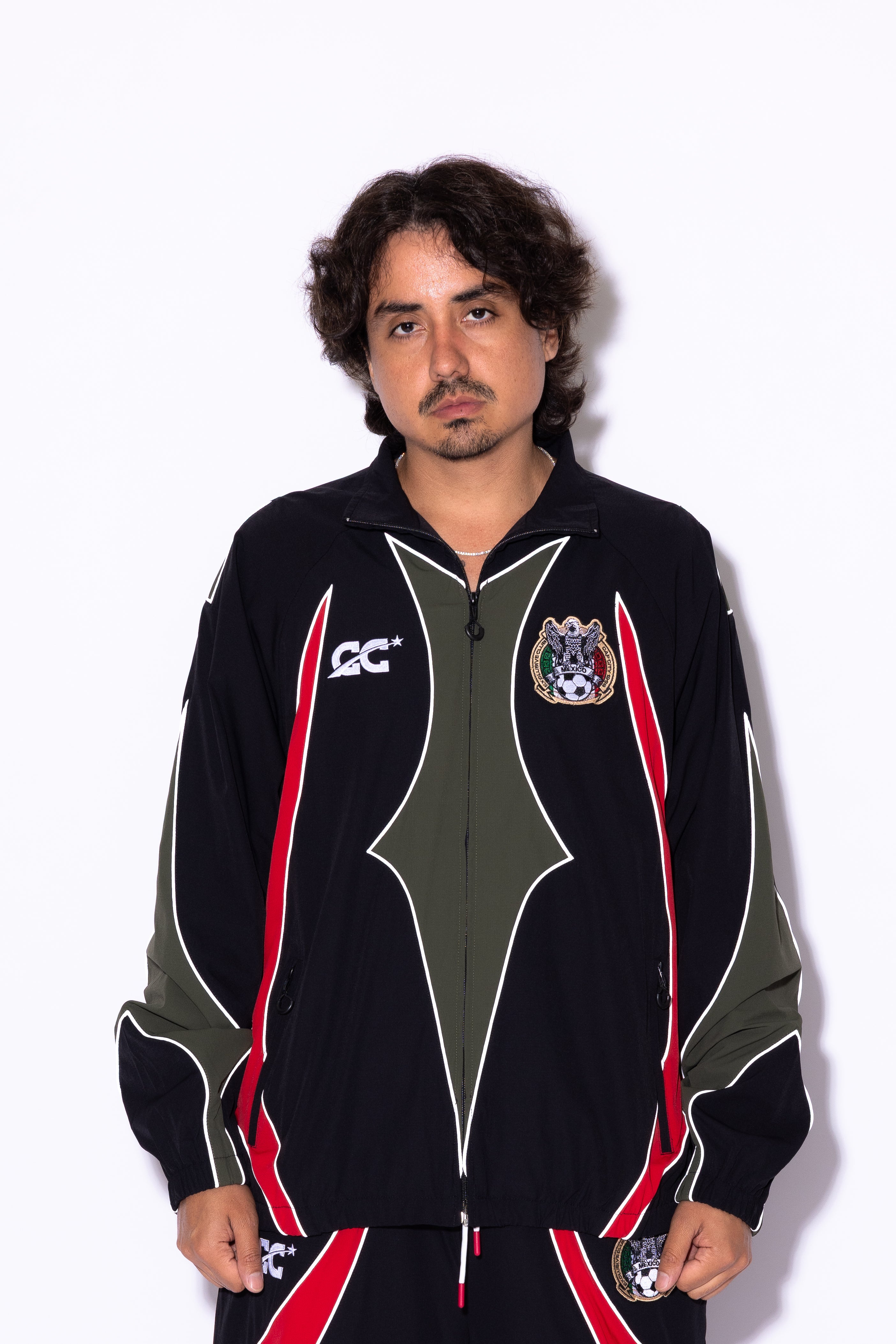 CAP CITY BLACK/OLIVE MEXICO TRACK JACKET