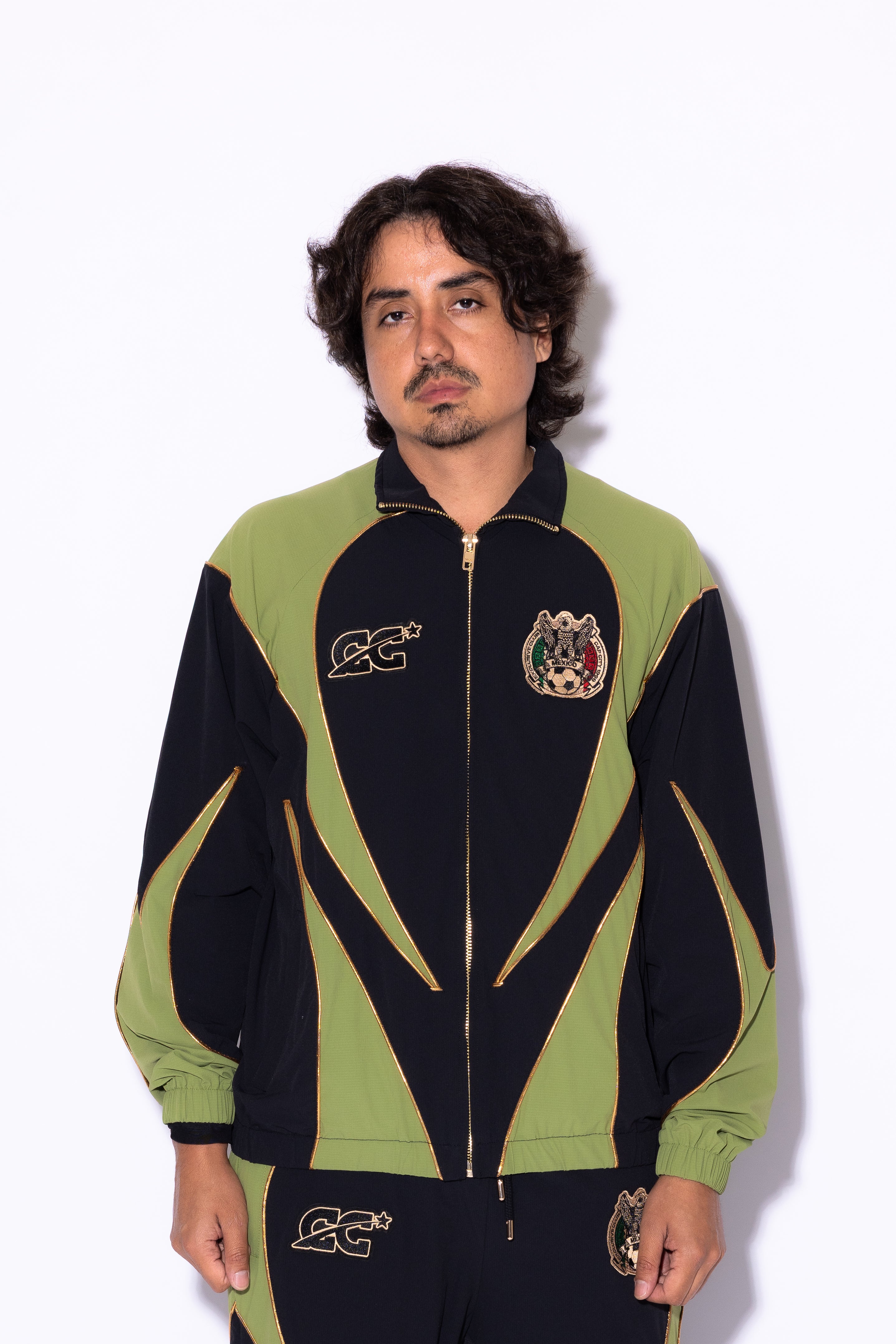 CAP CITY GREEN/BLACK MEXICO TRACK JACKET