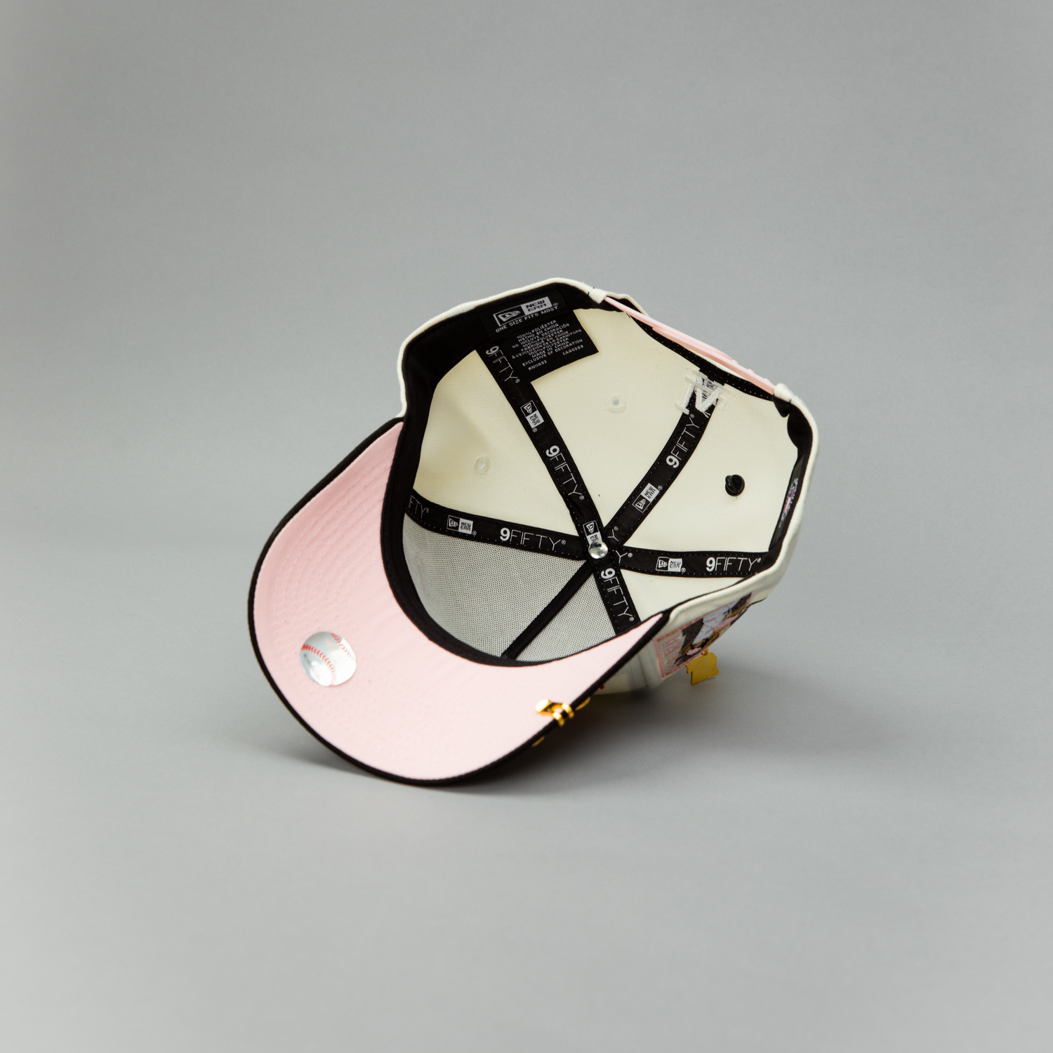 NEW ERA EXCLUSIVE 9FIFTY A-FRAME CHROME/ BLACK LOS ANGELES DODGERS JAPANESE SCRIPT W/ SHOHEI OHTANI 50-50 CLUB SIDE PATCH