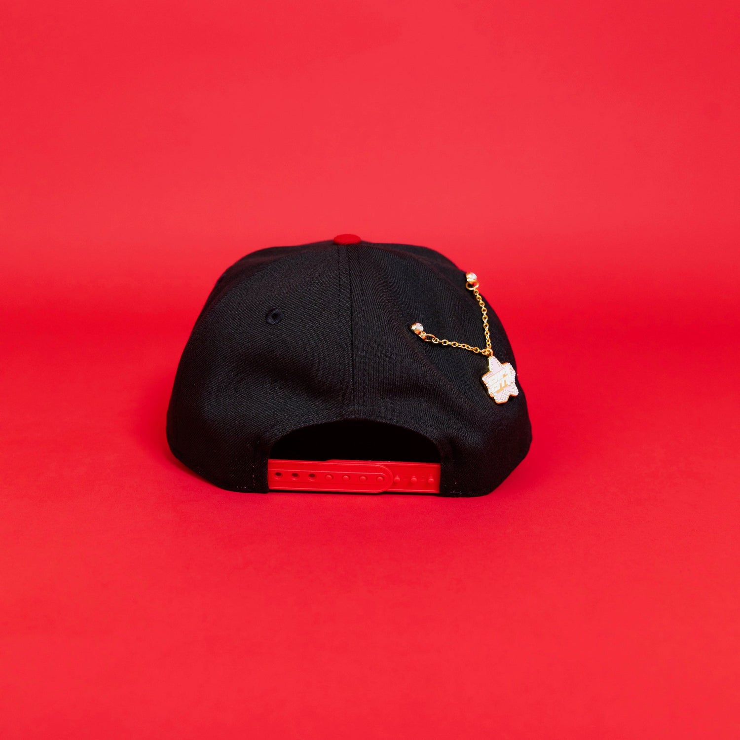 NEW ERA EXCLUSIVE 9FIFTY A-FRAME BLACK/ RED PHILADELPHIA PHILLIES SNAPBACK W/ 20TH ANNIVERSARY SIDE PATCH