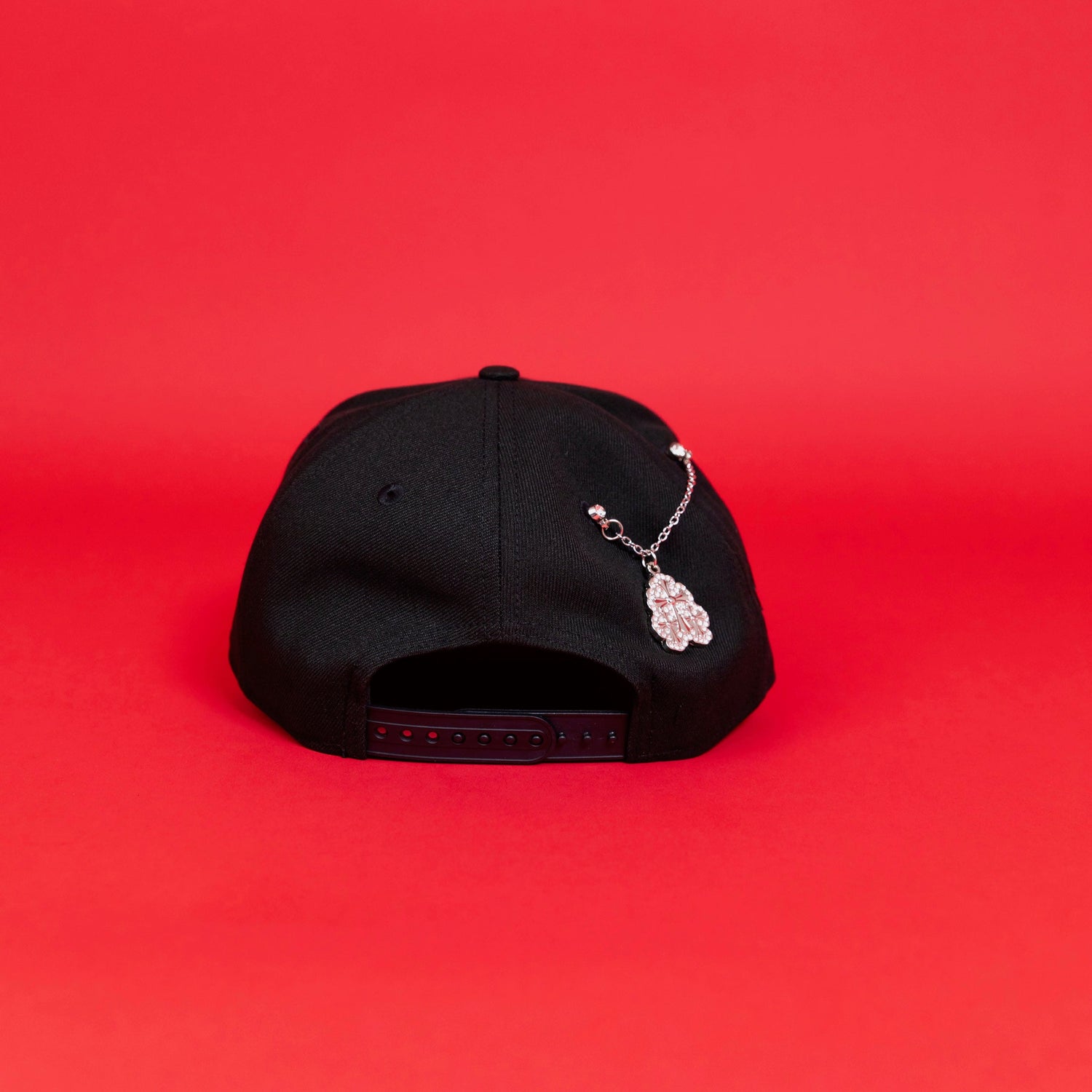NEW ERA EXCLUSIVE 9FIFTY A-FRAME BLACK LOS ANGELES KINGS SCRIPT SNAPBACK W/ 25TH ANNIVERSARY SIDE PATCH