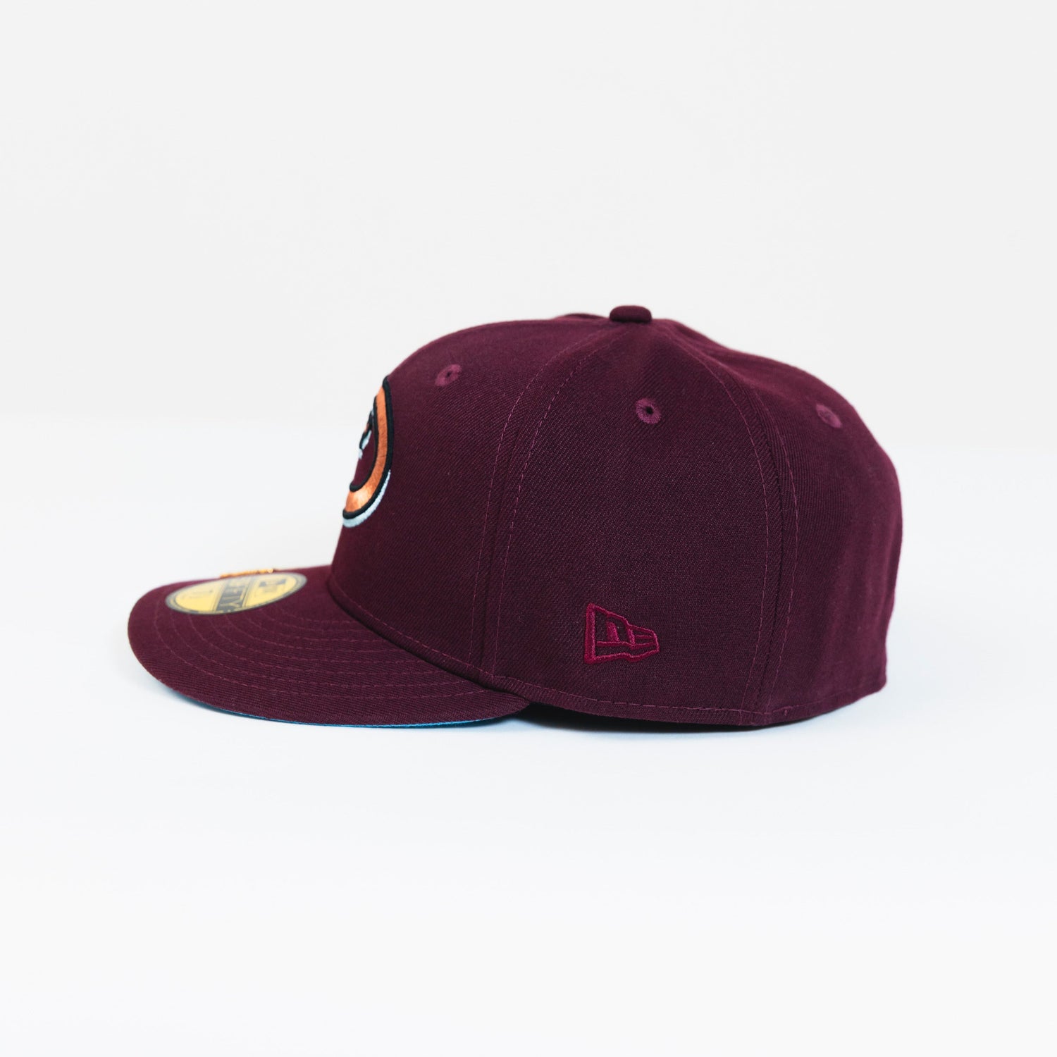 NEW ERA EXCLUSIVE 59FIFTY BURGUNDY ARIZONA DIAMONDBACKS W/ 2001 WORLD SERIES SIDE PATCH