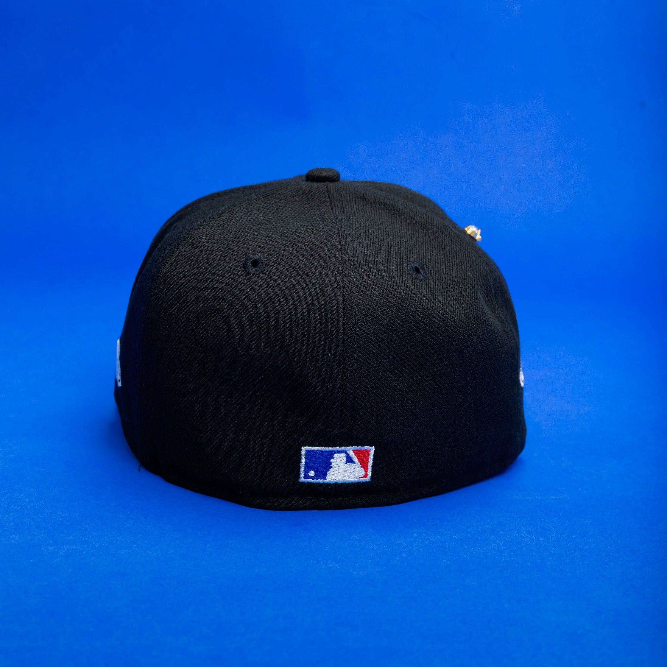 NEW ERA EXCLUSIVE 59FIFTY BLACK MILWAUKEE BREWERS W/ ALL STAR GAME SIDE PATCH