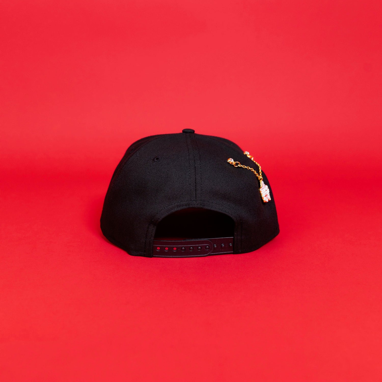 NEW ERA 9FIFTY A-FRAME BLACK ANAHEIM ANGELS SNAPBACK W/ 50TH ANNIVERSARY SIDE PATCH