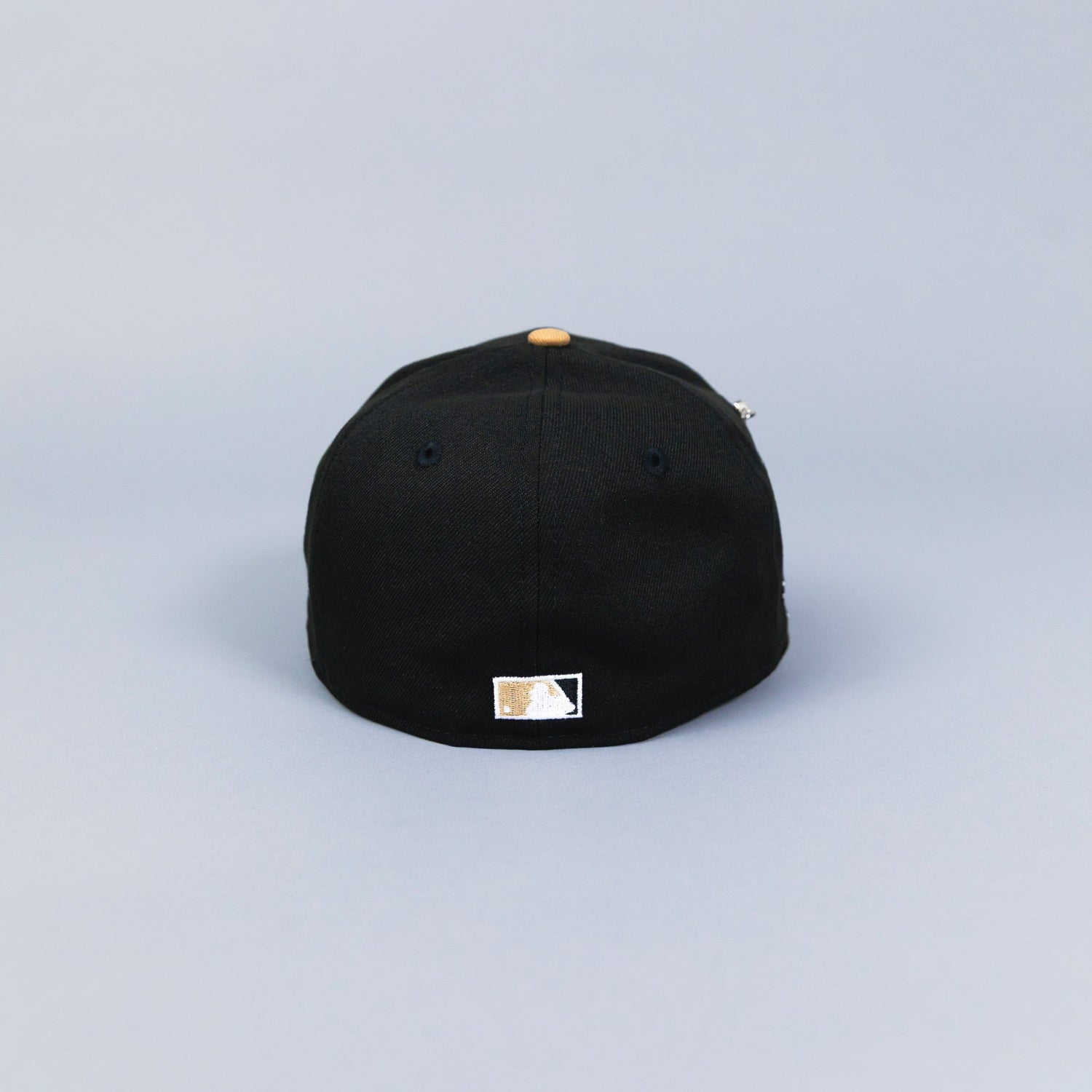 NEW ERA EXCLUSIVE 59FIFTY BLACK/ KHAKI UPSIDE DOWN LOS ANGELES DODGERS W/ ALL STAR GAME SIDE PATCH