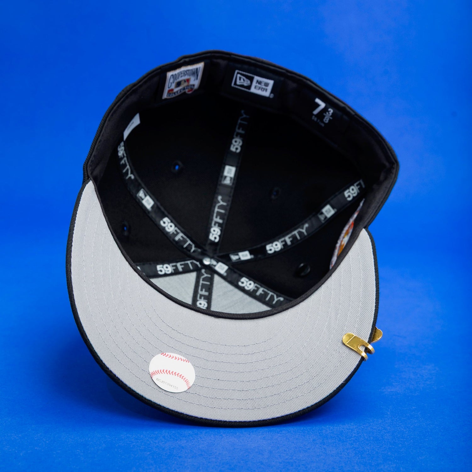 NEW ERA EXCLUSIVE 59FIFTY BLACK HOUSTON ASTROS W/ 50TH ANNIVERSARY SIDE PATCH