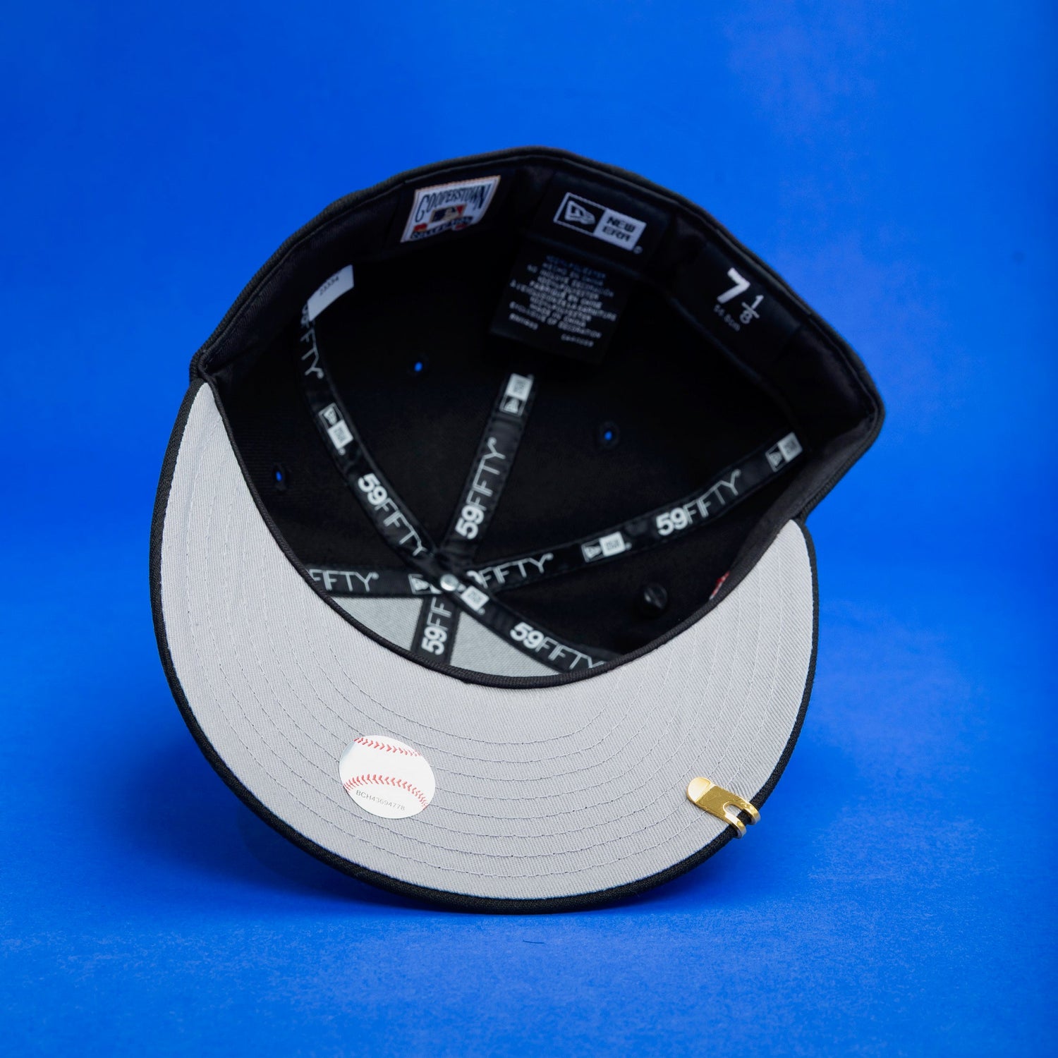 NEW ERA EXCLUSIVE 59FIFTY BLACK SAN FRANCISCO GIANTS W/ "BATTLE OF THE BAY" SIDE PATCH