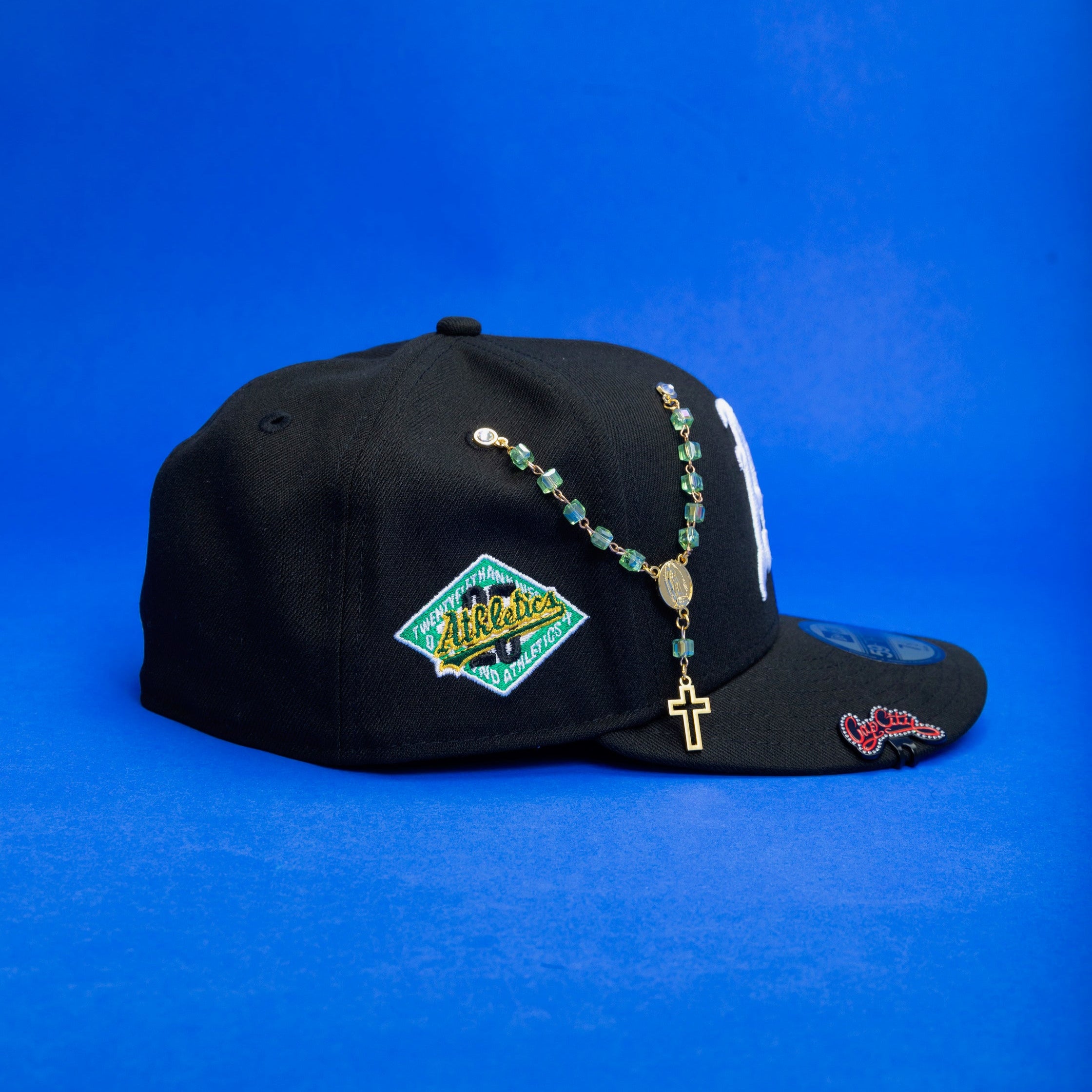 NEW ERA 59FIFTY BURGUNDY RED/NAVY ANAHEIM ANGELS W/ 50TH ANNIVERSARY SIDE PATCH