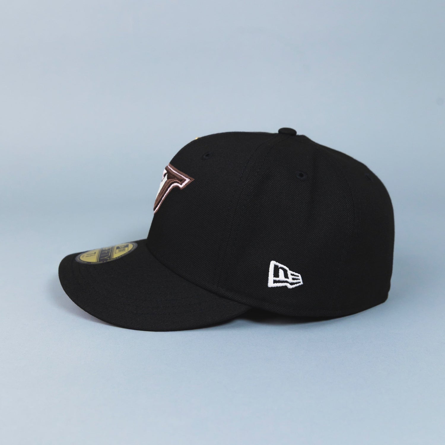 NEW ERA EXCLUSIVE 59FIFTY BLACK TORONTO BLUEJAYS W/ 30TH SEASON SIDE PATCH