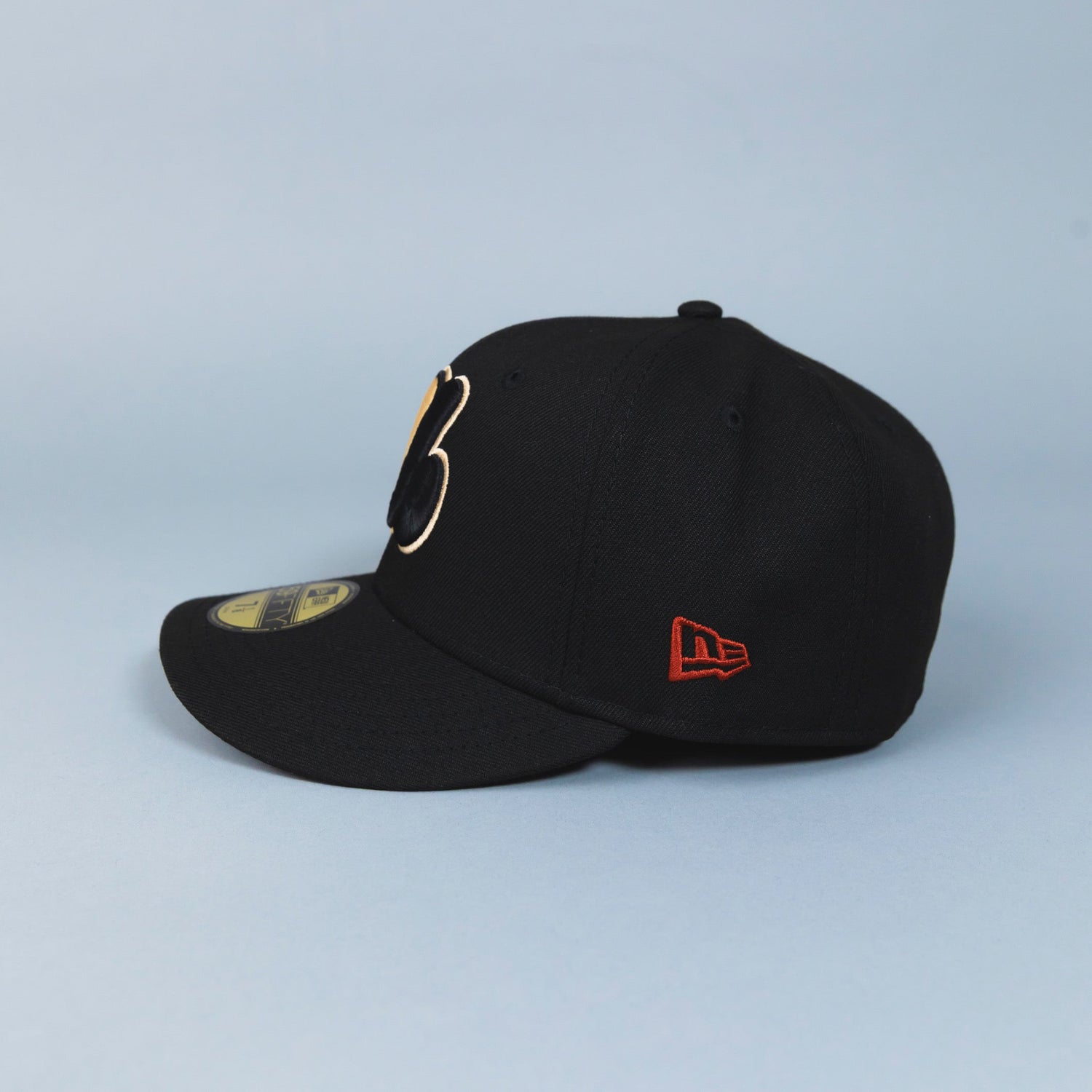 NEW ERA EXCLUSIVE 59FIFTY BLACK MONTREAL EXPOS W/ 25TH ANNIVERSARY SIDE PATCH