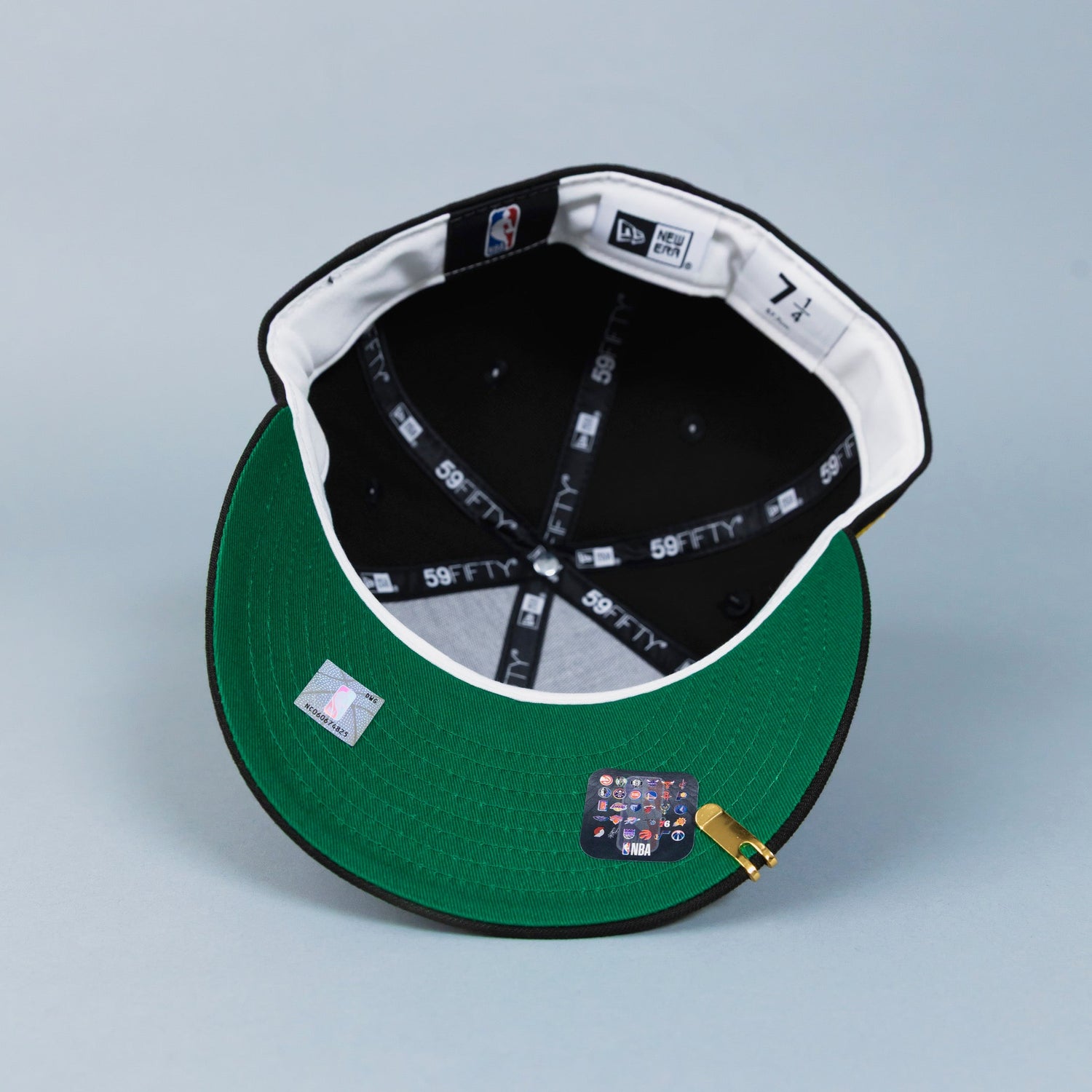 NEW ERA EXCLUSIVE 59FIFTY BLACK LOS ANGELES LAKERS DRIP LOGO W/ "LAKERS" SIDE PATCH