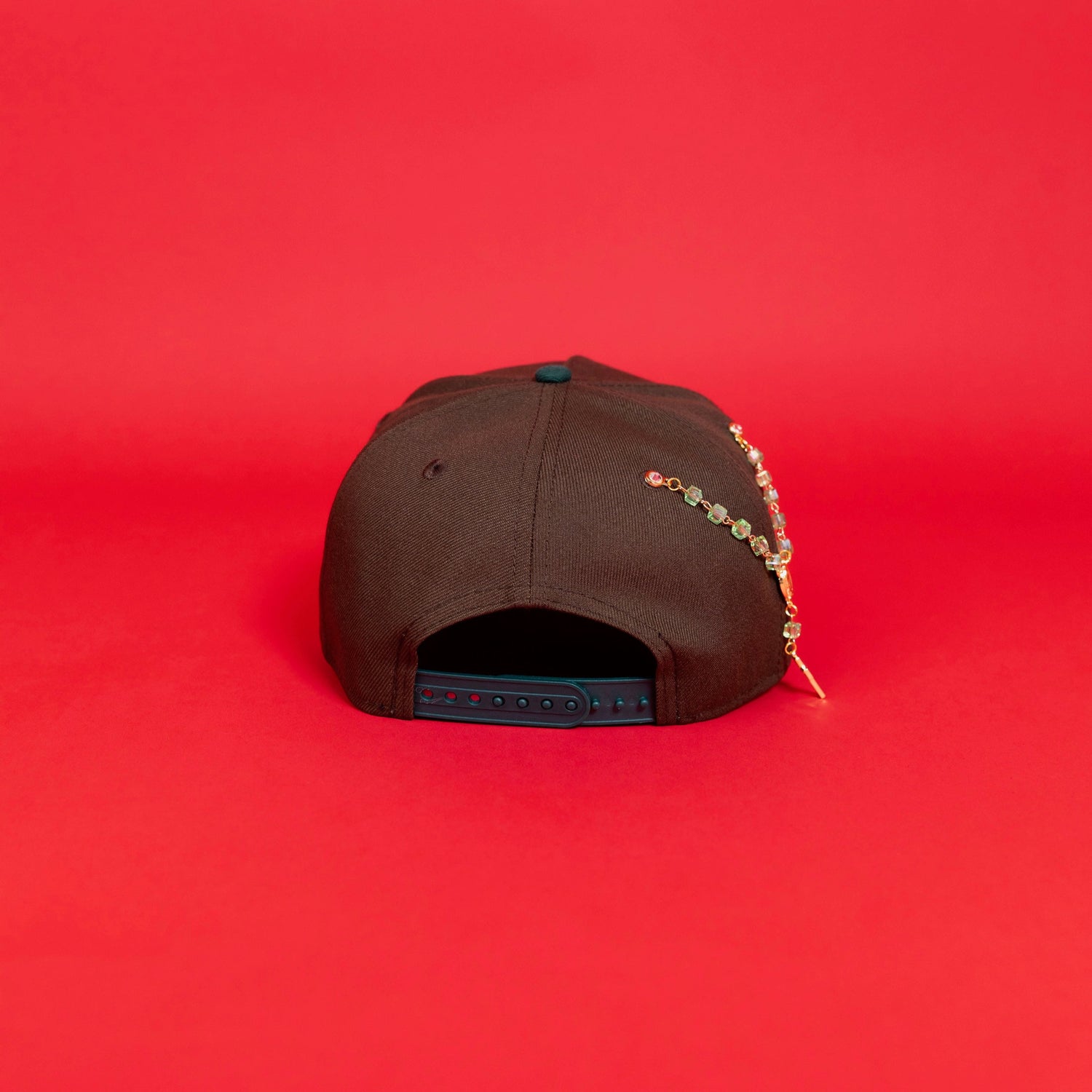 NEW ERA EXCLUSIVE 9FIFTY A-FRAME BROWN/ PINE GREEN NEW YORK YANKEES SNAPBACK W/ ROSE + 1996 WORLD SERIES SIDE PATCH