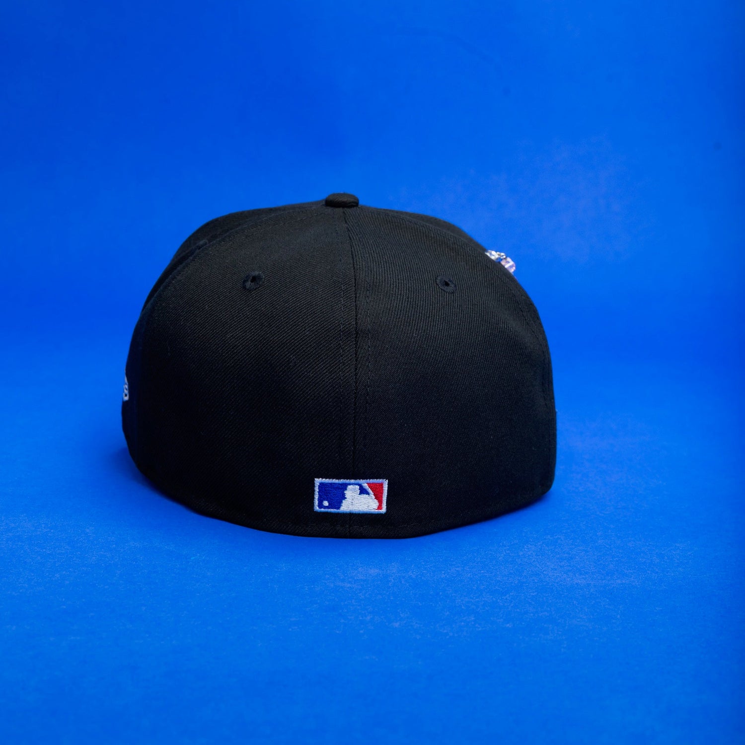 NEW ERA 59FIFTY BLACK ANAHEIM ANGELS W/ "CALI STATE LOGO" + 1989 ALL STAR GAME SIDE PATCH