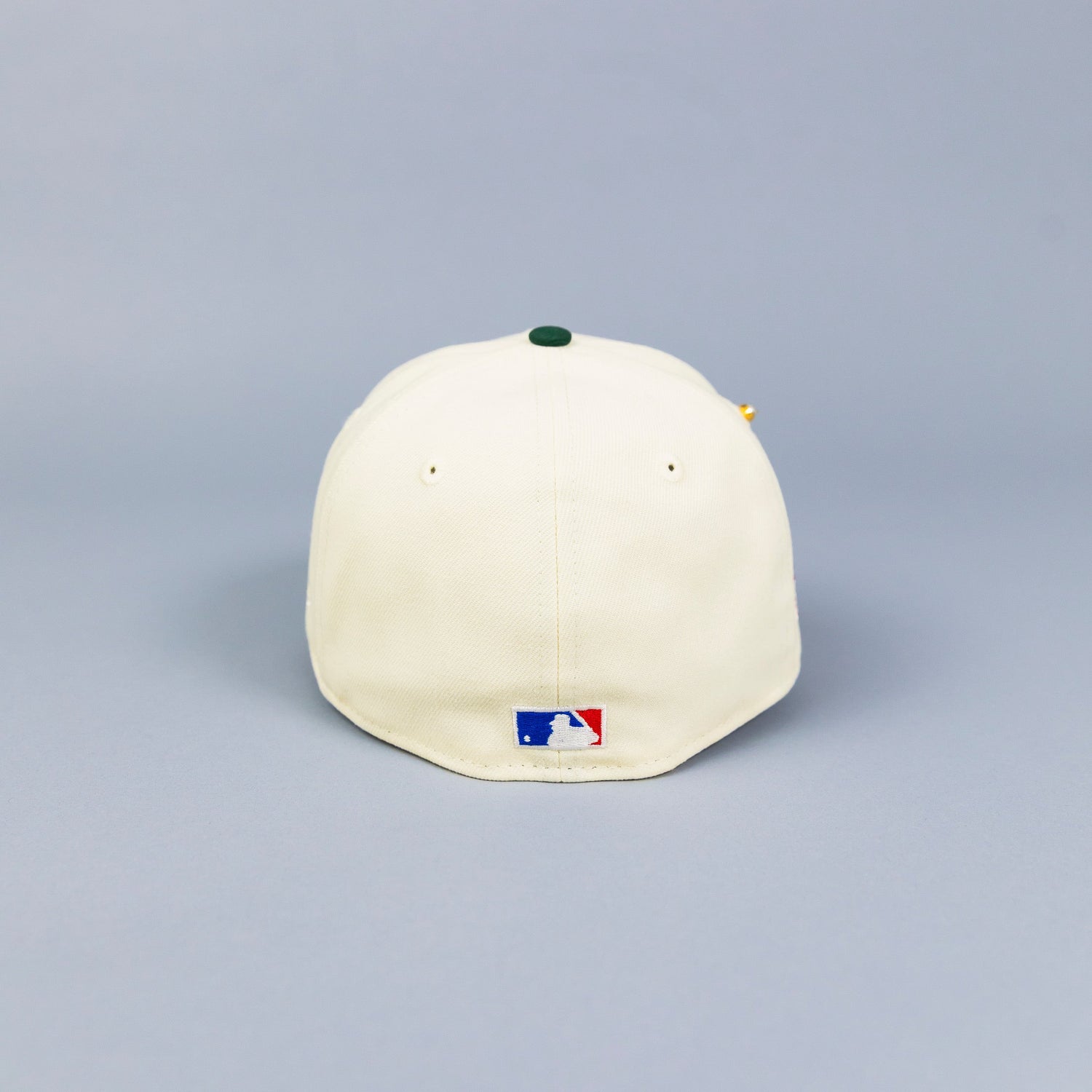 NEW ERA EXCLUSIVE 59FIFTY CHROME/ FOREST GREEN UPSIDE DOWN LOS ANGELES DODGERS W/ 1988 WORLD SERIES SIDE PATCH