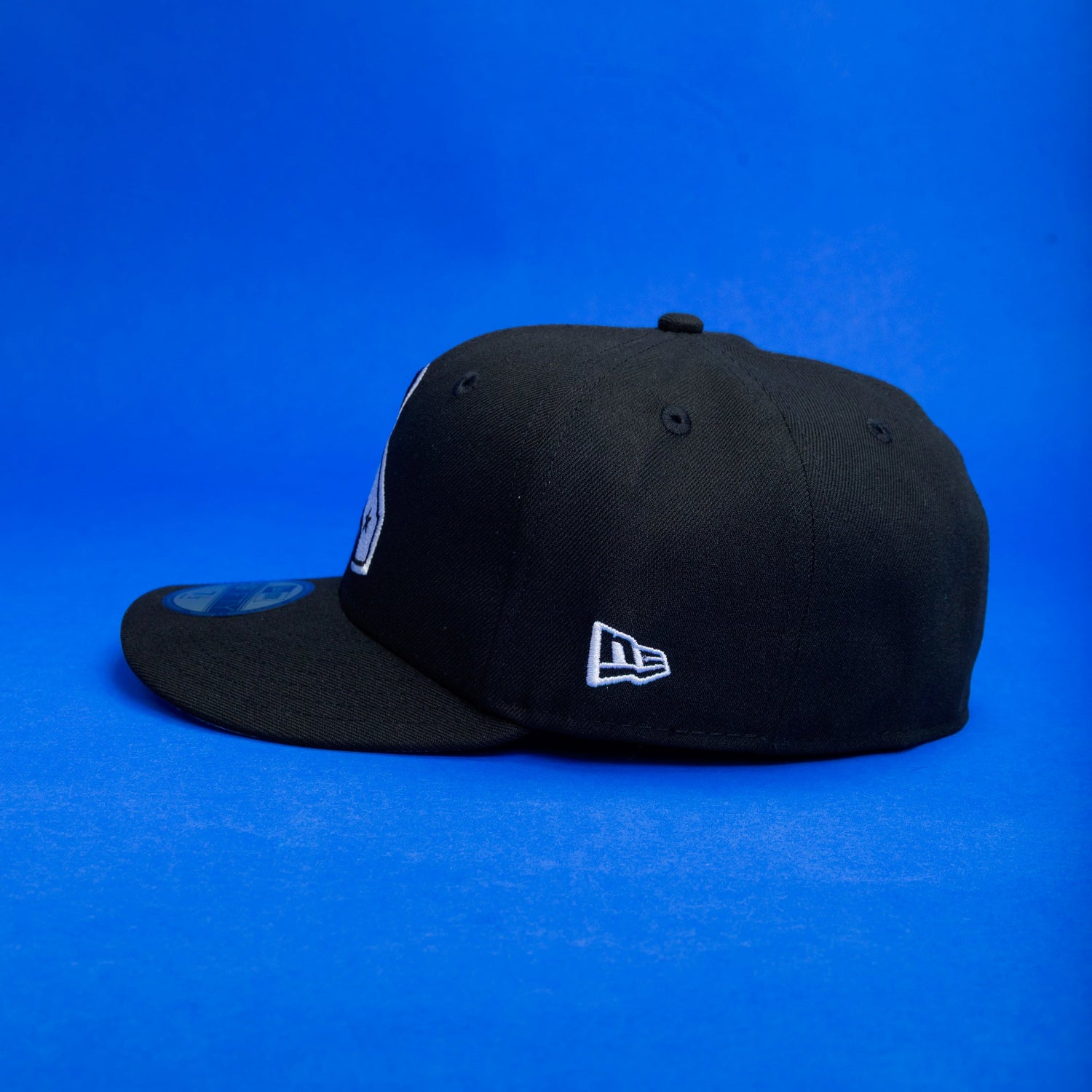 NEW ERA 59FIFTY BLACK ANAHEIM ANGELS W/ "CALI STATE LOGO" + 1989 ALL STAR GAME SIDE PATCH