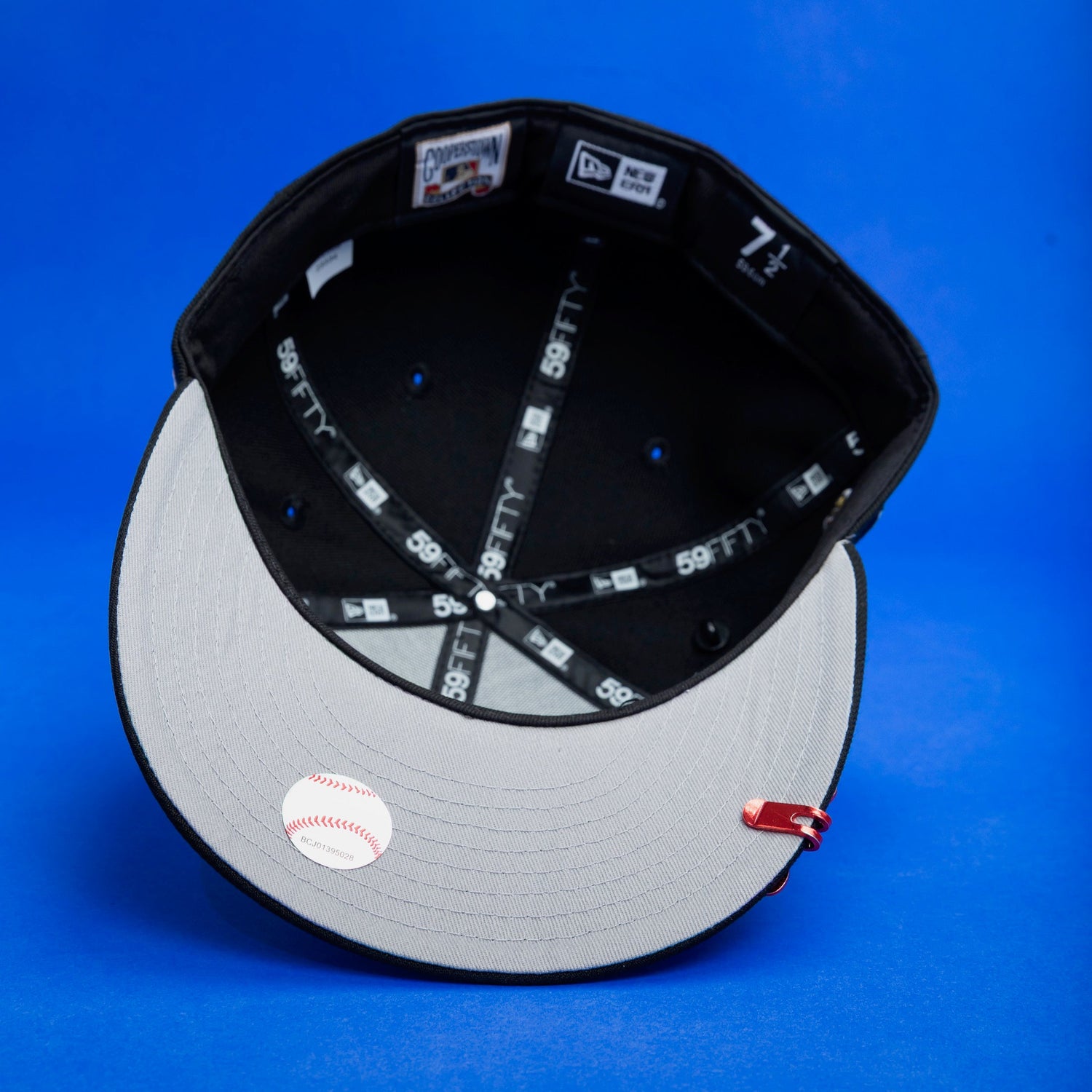 NEW ERA 59FIFTY BLACK ANAHEIM ANGELS W/ "CALI STATE LOGO" + 1989 ALL STAR GAME SIDE PATCH