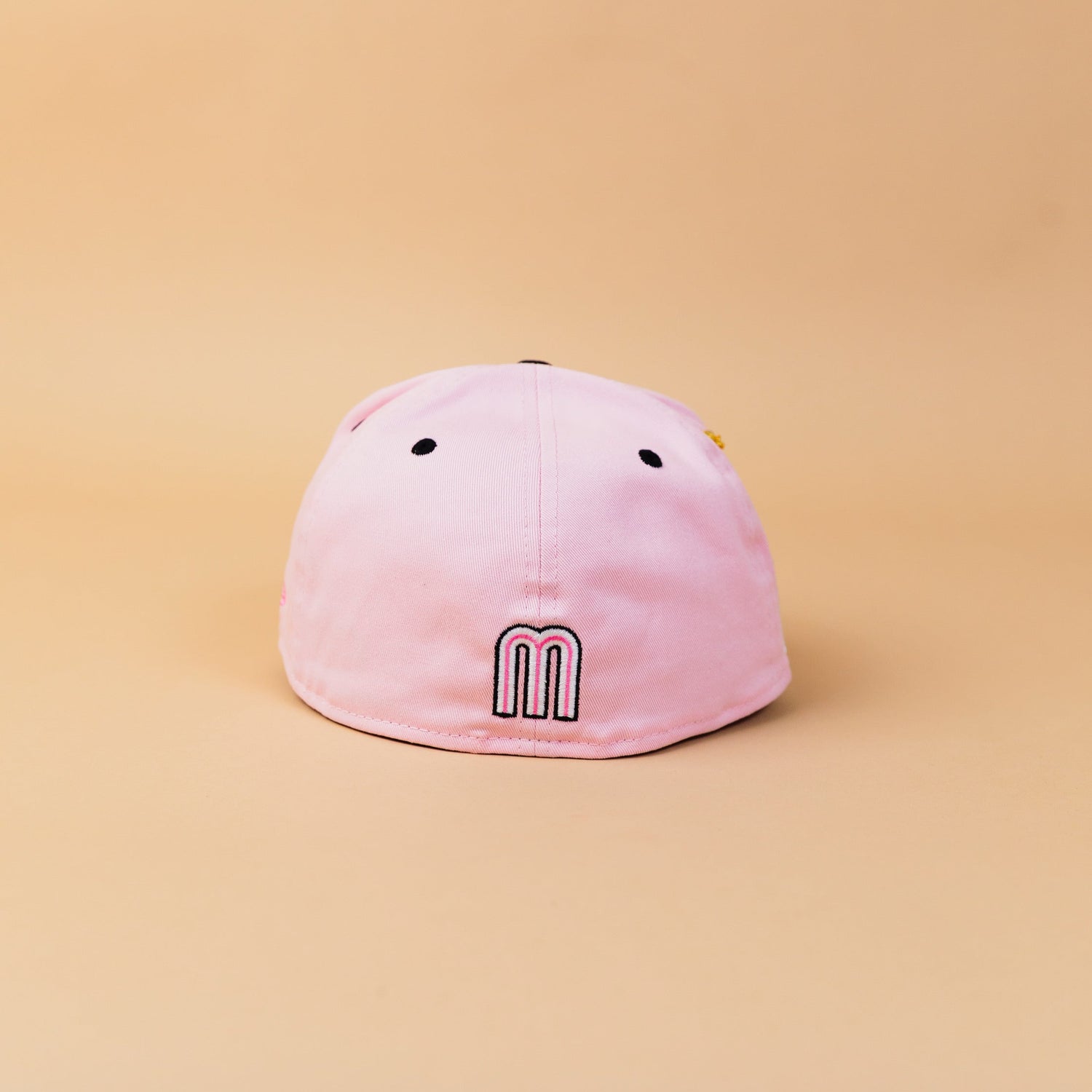 NEW ERA EXCLUSIVE 59FIFTY PINK/ BLACK MEXICO WORLD BASEBALL CLASSIC W/ MEXICO FLAG SIDE PATCH