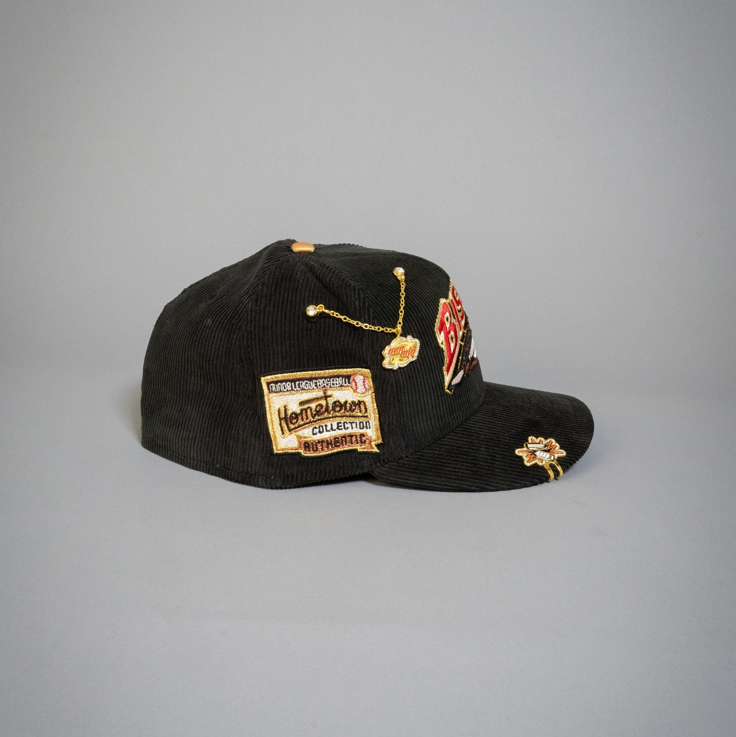 NEW ERA EXCLUSIVE 59FIFTY CORDUROY BUFFALO BISONS W/ HOMETOWN COLLECTION PATCH