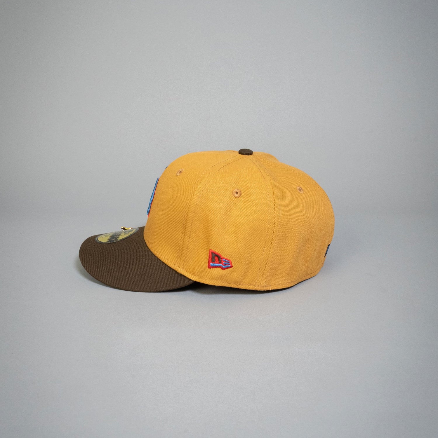 NEW ERA 59FIFTY TAN/ BROWN LOS ANGELES DODGERS W/ 2000 ALL STAR GAME SIDE PATCH