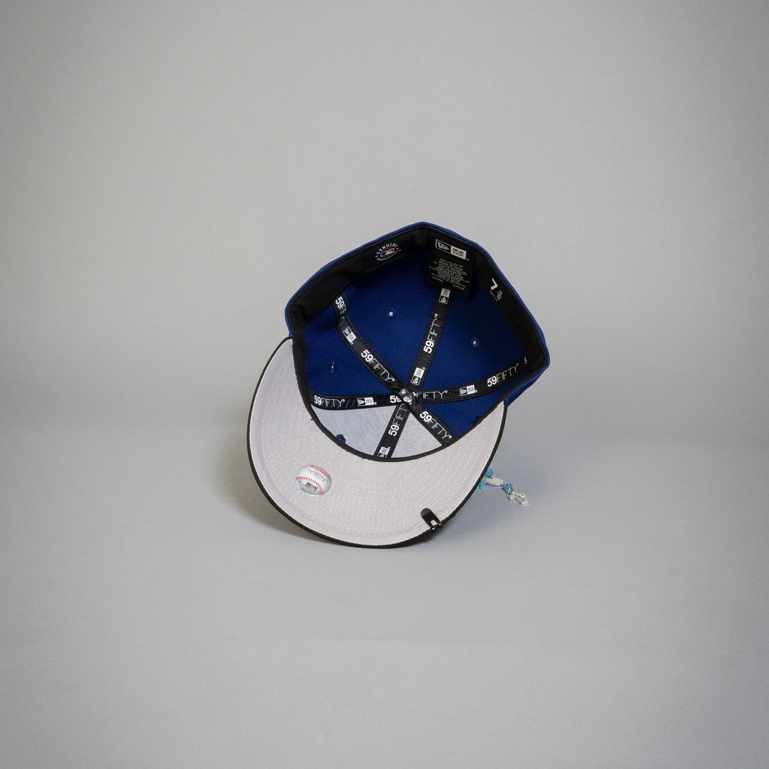 NEW ERA EXCLUSIVE 59FIFTY BLUE/ BLACK UPSIDE DOWN LOS ANGELES DODGERS