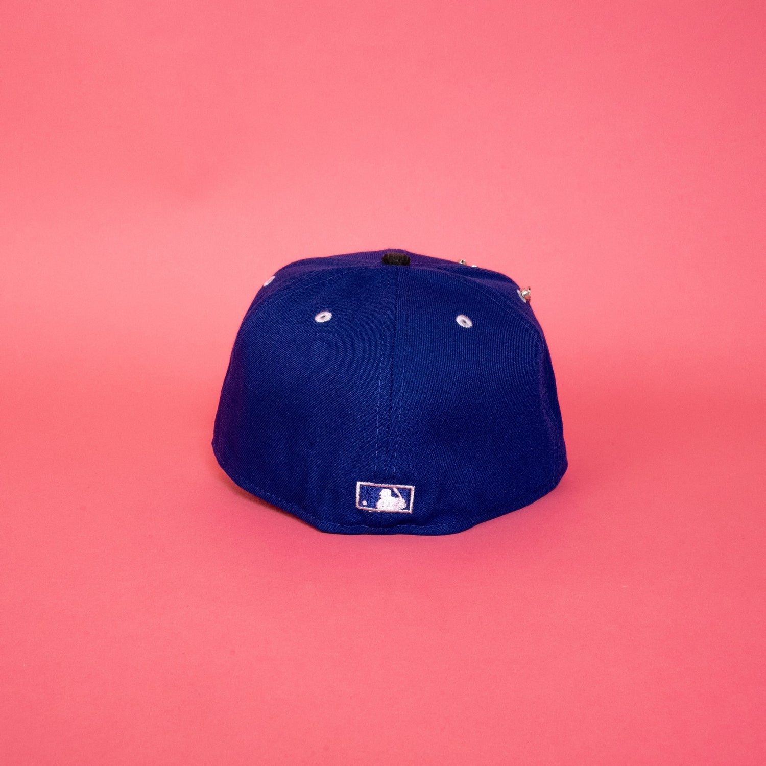 NEW ERA EXCLUSIVE 59FIFTY DARK BLUE/ CORDUROY LOS ANGELES DODGERS SCRIPT W/ 100TH ANNIVERSARY SIDE PATCH