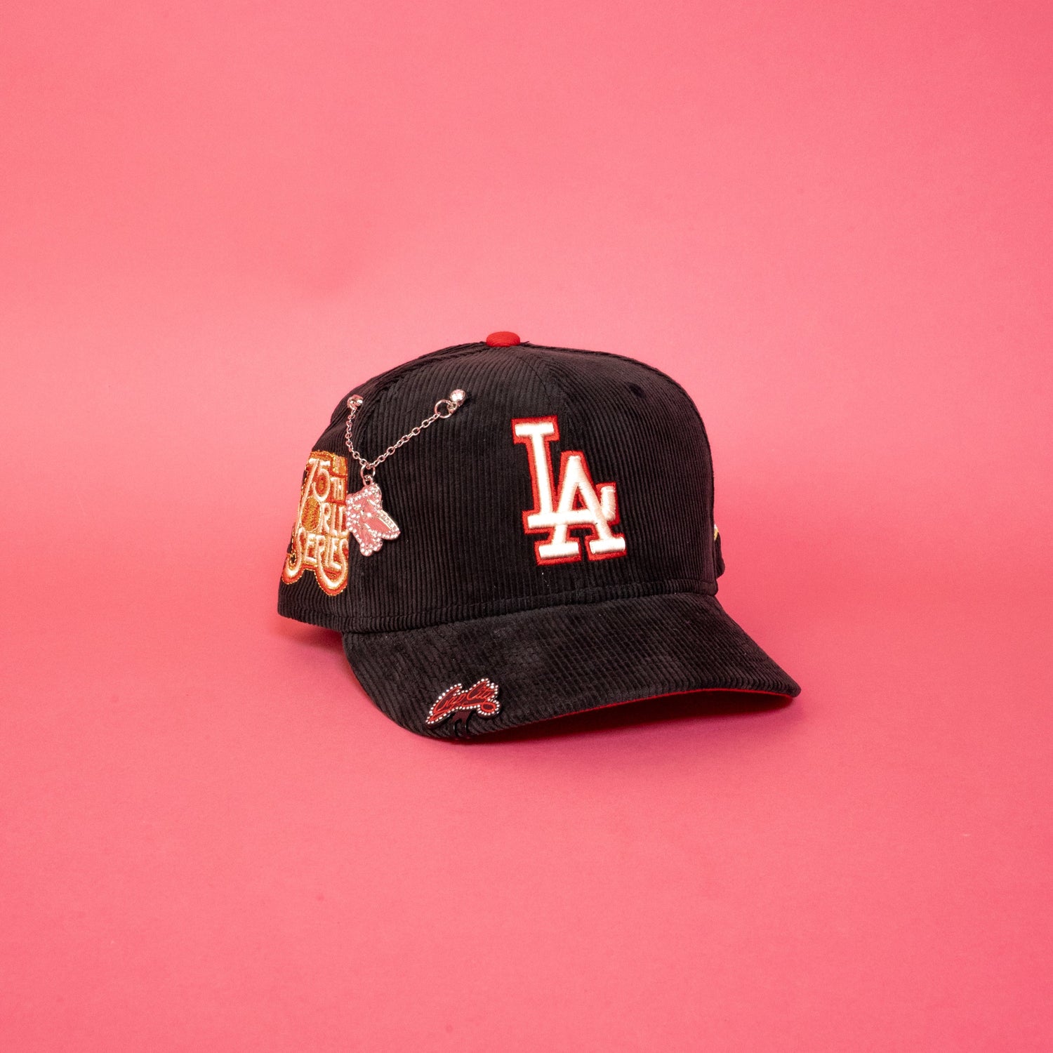 NEW ERA EXCLUSIVE 59FIFTY CORDUROY LOS ANGELES DODGERS W/ 75TH ANNIVERSARY SIDE PATCH