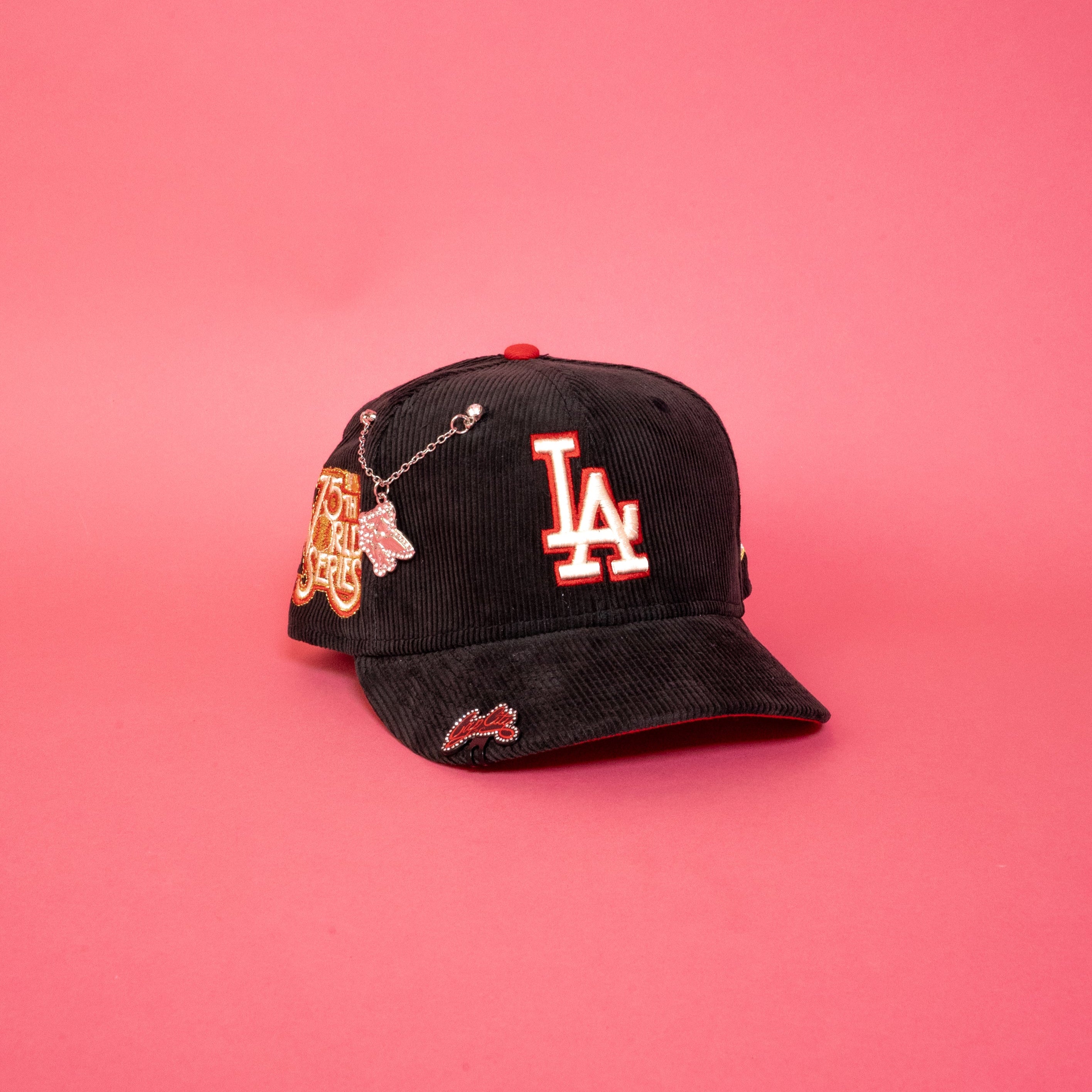 NEW ERA EXCLUSIVE 59FIFTY CORDUROY LOS ANGELES DODGERS W/ 75TH ANNIVERSARY SIDE PATCH