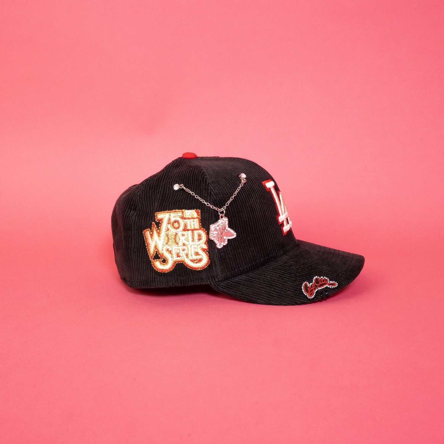 NEW ERA EXCLUSIVE 59FIFTY CORDUROY LOS ANGELES DODGERS W/ 75TH ANNIVERSARY SIDE PATCH