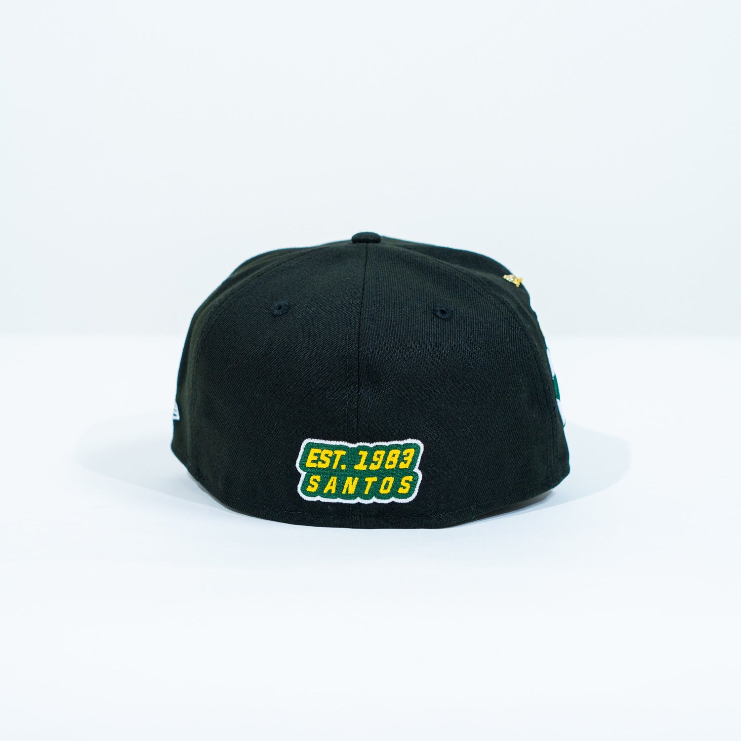 NEW ERA EXCLUSIVE 59FIFTY BLACK "SANTOS LAGUNA" W/ CLUB SANTOS LAGUNA SIDE PATCH